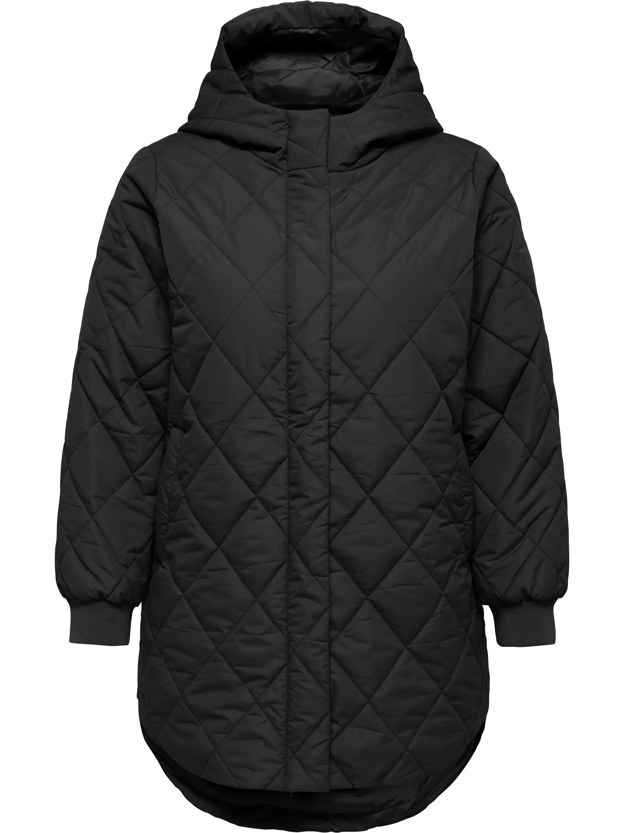 Only Carmakoma 15373722 CARJULIET QUILTD HOOD Schwarz 928795 177911 3