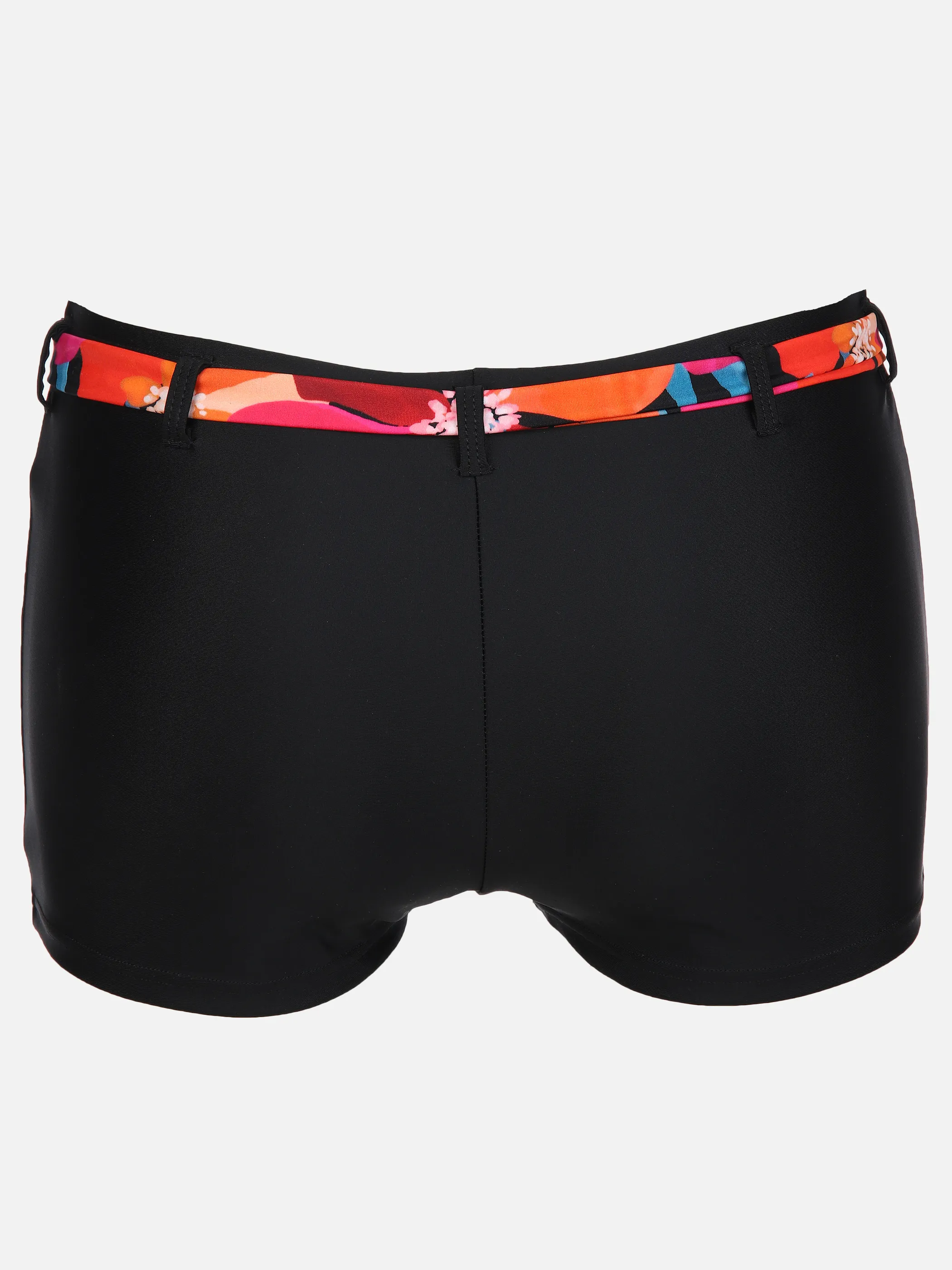 Grinario Sports Da-Bikini Shorts mit Bindeband Schwarz 890116 BLACK/AOP 2 Grinario Sports Da-Bikini Shorts mit Bindeband Schwarz 890116 BLACK/AOP 2