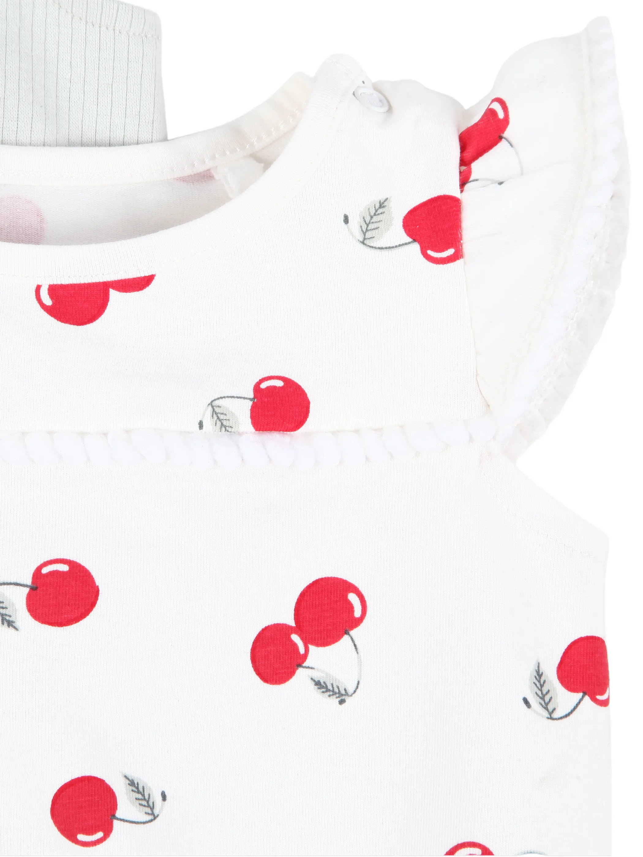 Bubble Gum BM 2 pcs Bodys Weiß AOP, Grün Weiß 924523 WEIß/GRÜN 3