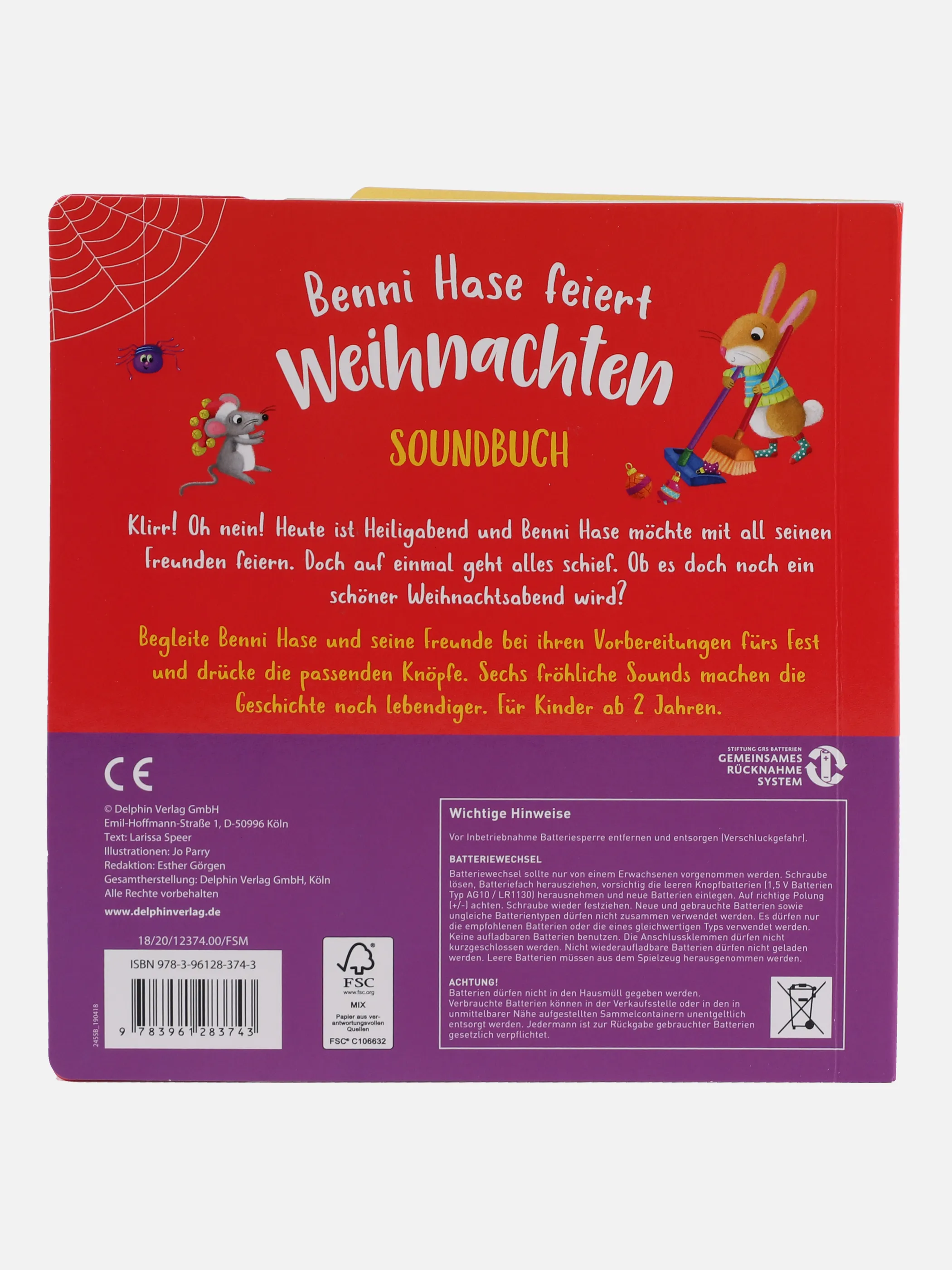 Bücher Kinderbuch - Benni Hase feiert Weiß 860826 SONSTIGE 2