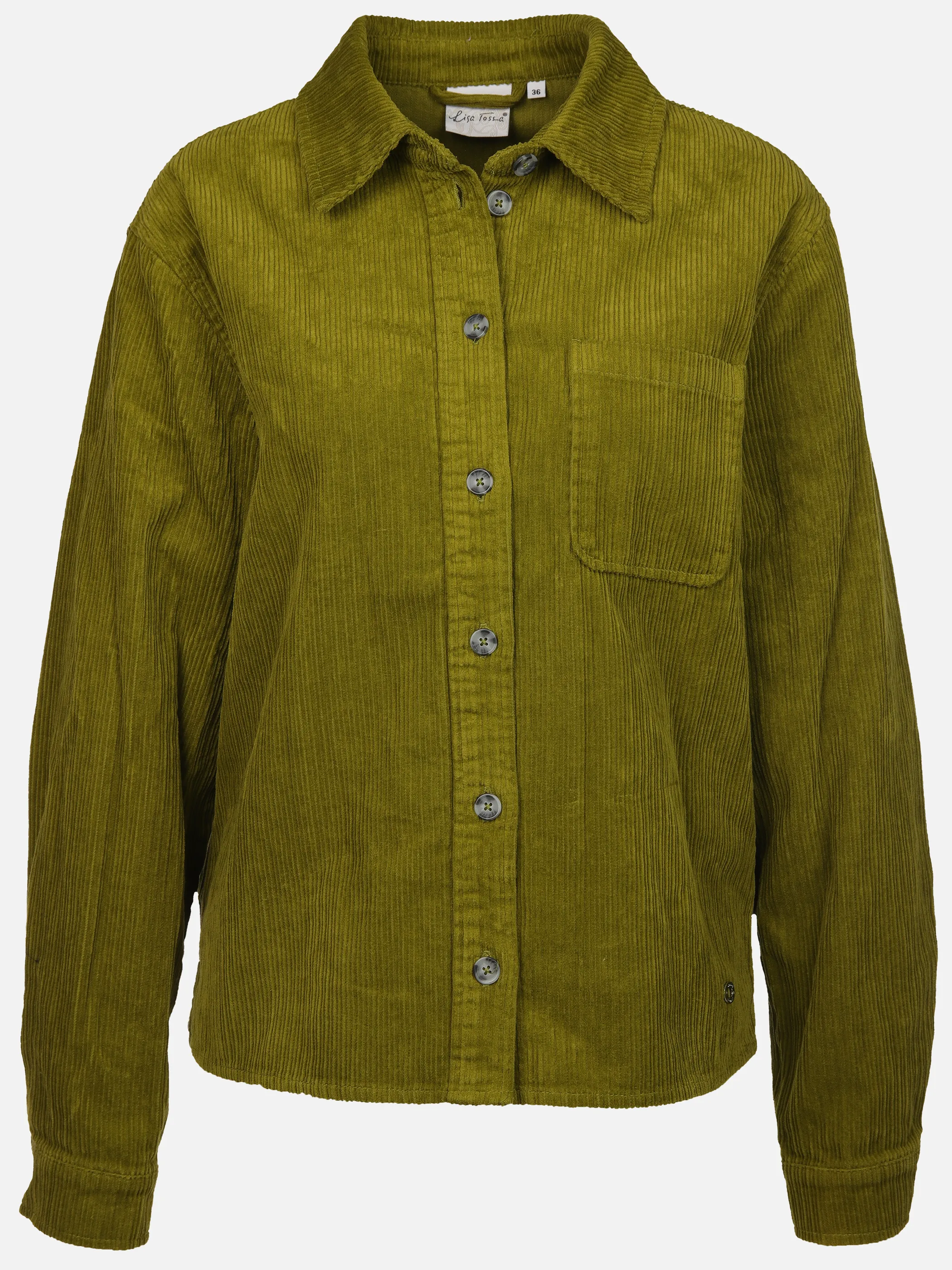 Lisa Tossa Da-Cordbluse Grün 913316 GRÜN 1