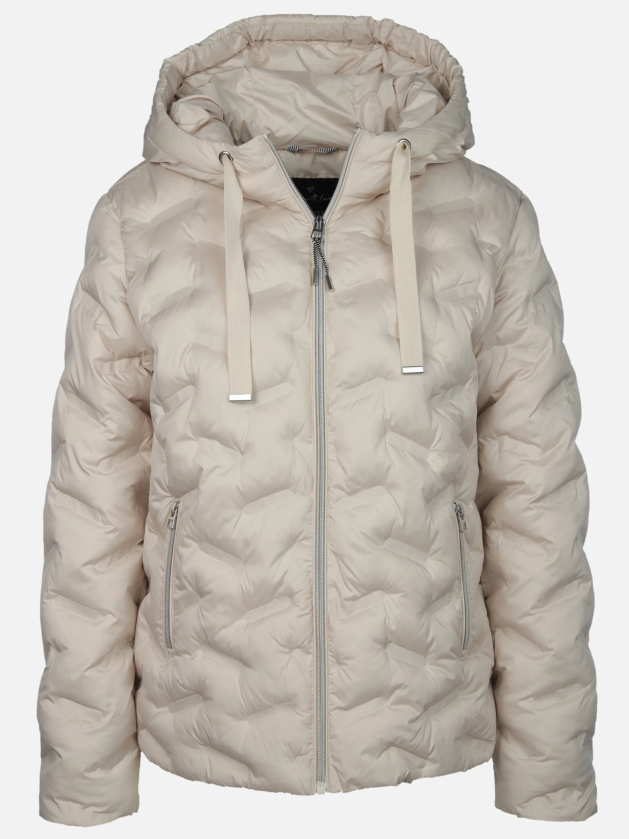 Lisa Tossa Da-Steppjacke m. Kapuze Beige 912541 MOONBEAM 1