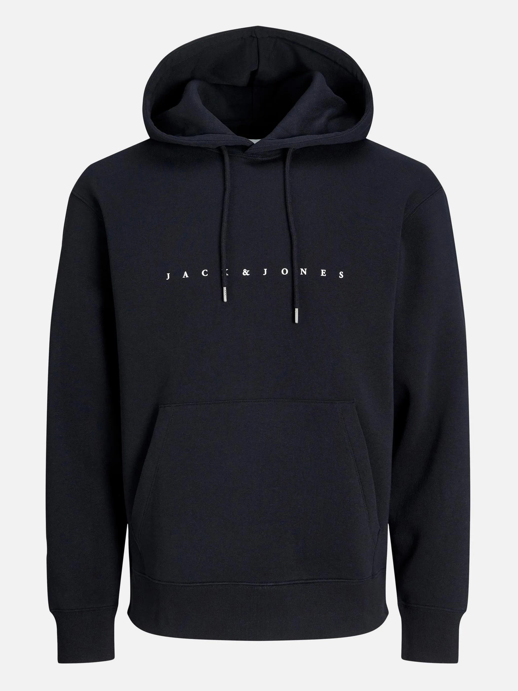 Jack Jones 12233972 JJESTAR JJ SWEAT HOOD Schwarz 878876 178012 1
