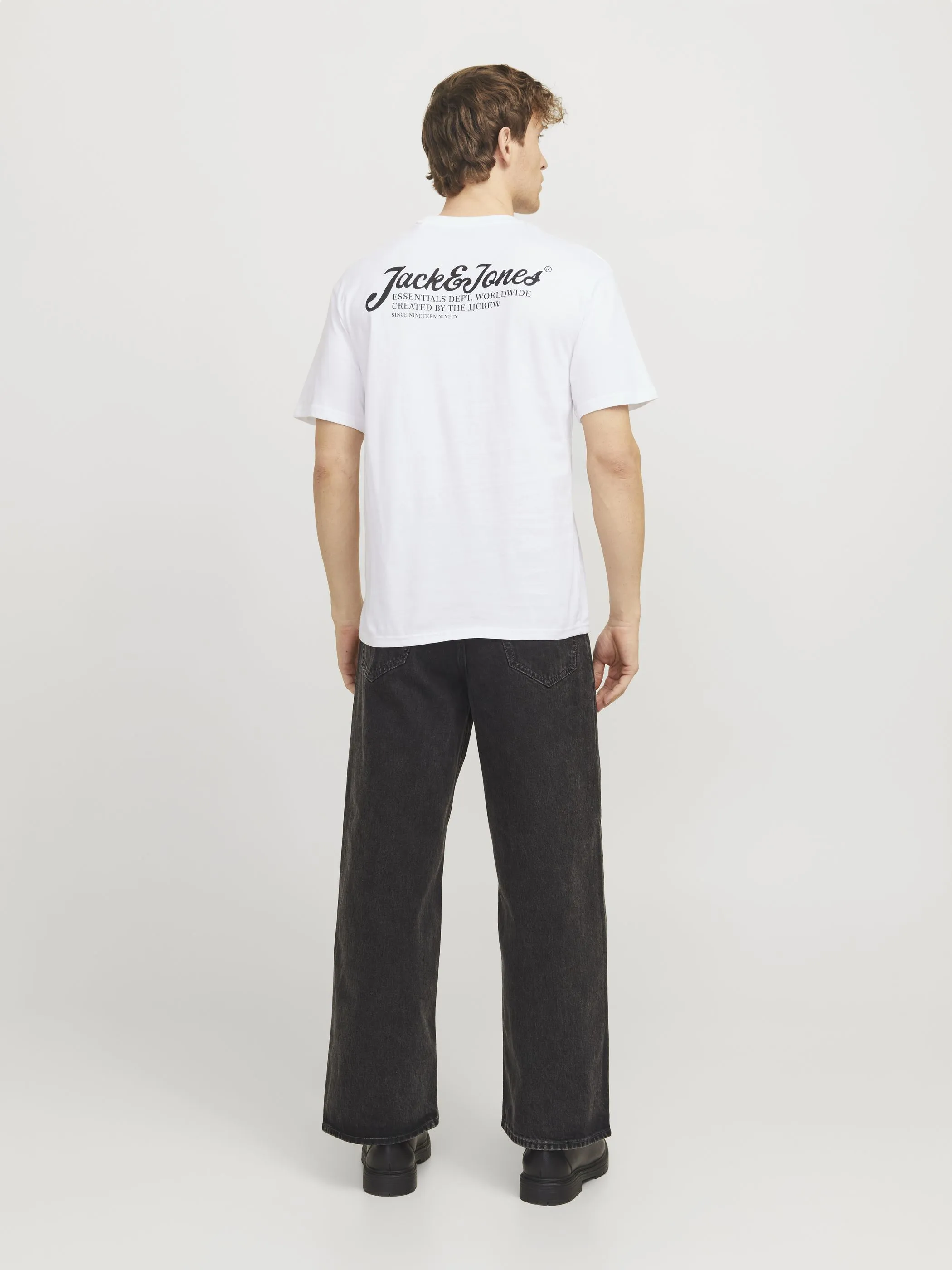 Jack Jones 12268434 JJBEAU TEE SS CREW NE Weiß 904461 178074 5