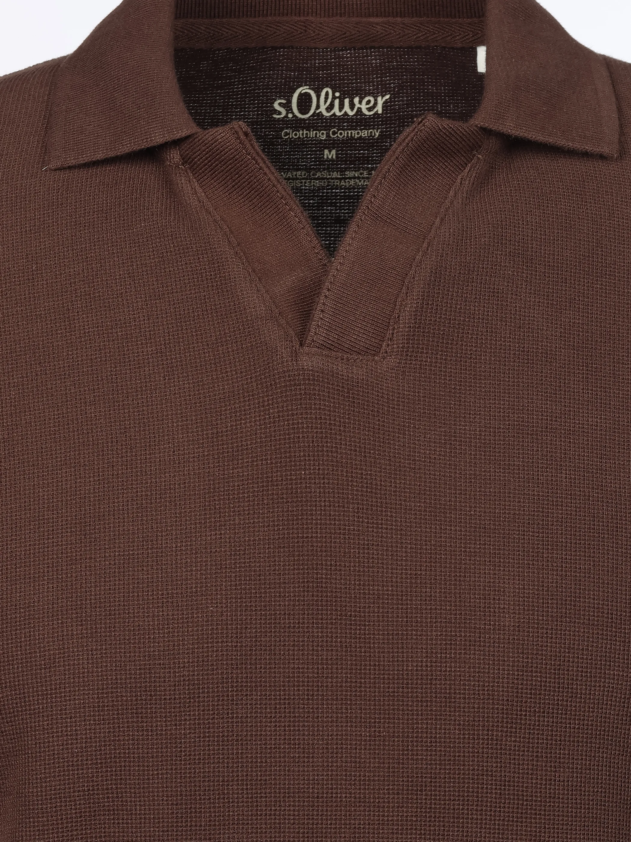 s.Oliver 2184704 Polo-Shirt Braun 930532 8941 3
