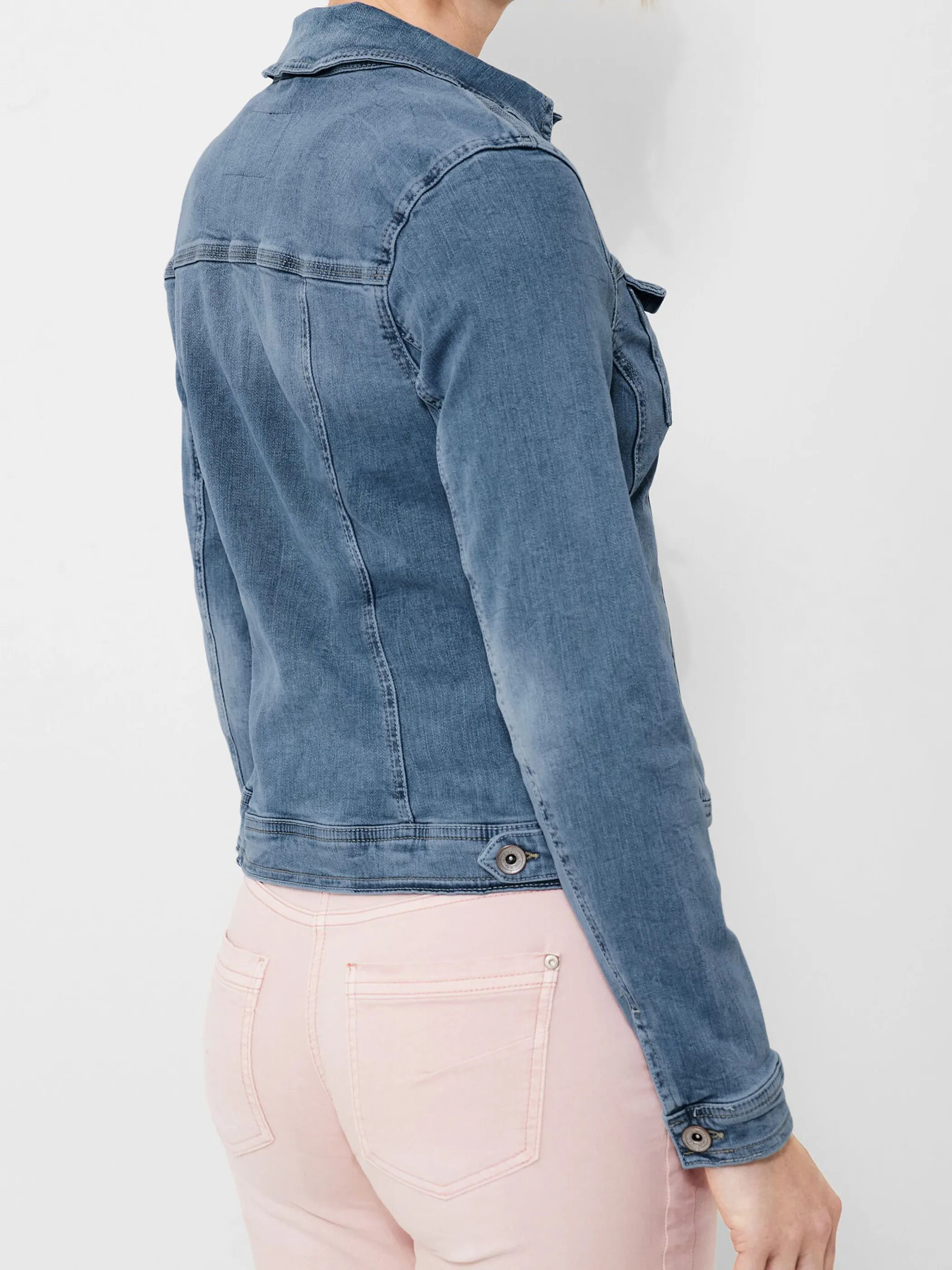 Cecil B211838 Style NOS Denim Jacket Light B Blau 877265 10349 2