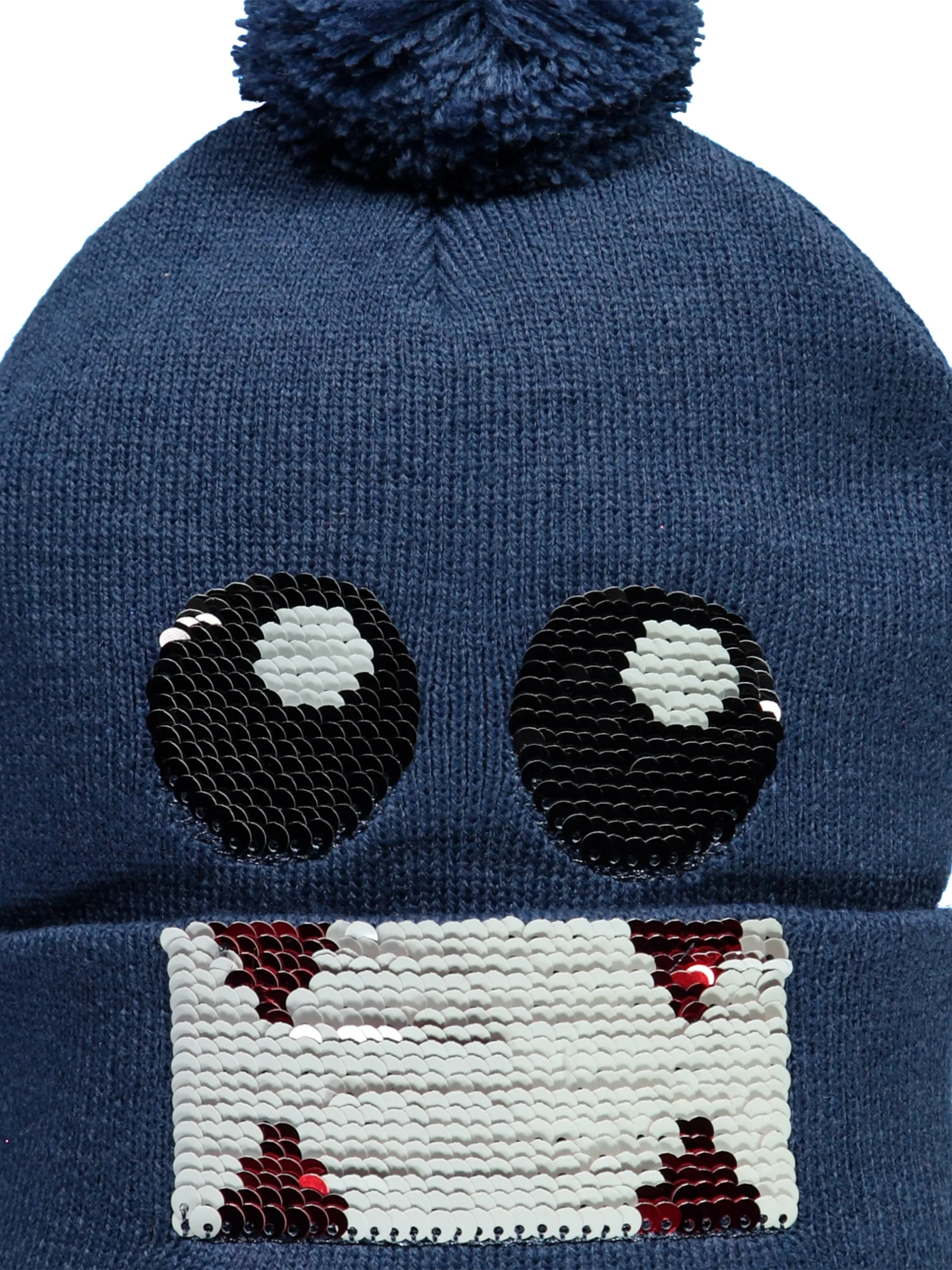 Stop + Go TB Mütze marine blau Pompom Blau 845152 MARINE 3 Stop + Go TB Mütze marine blau Pompom Blau 845152 MARINE 3