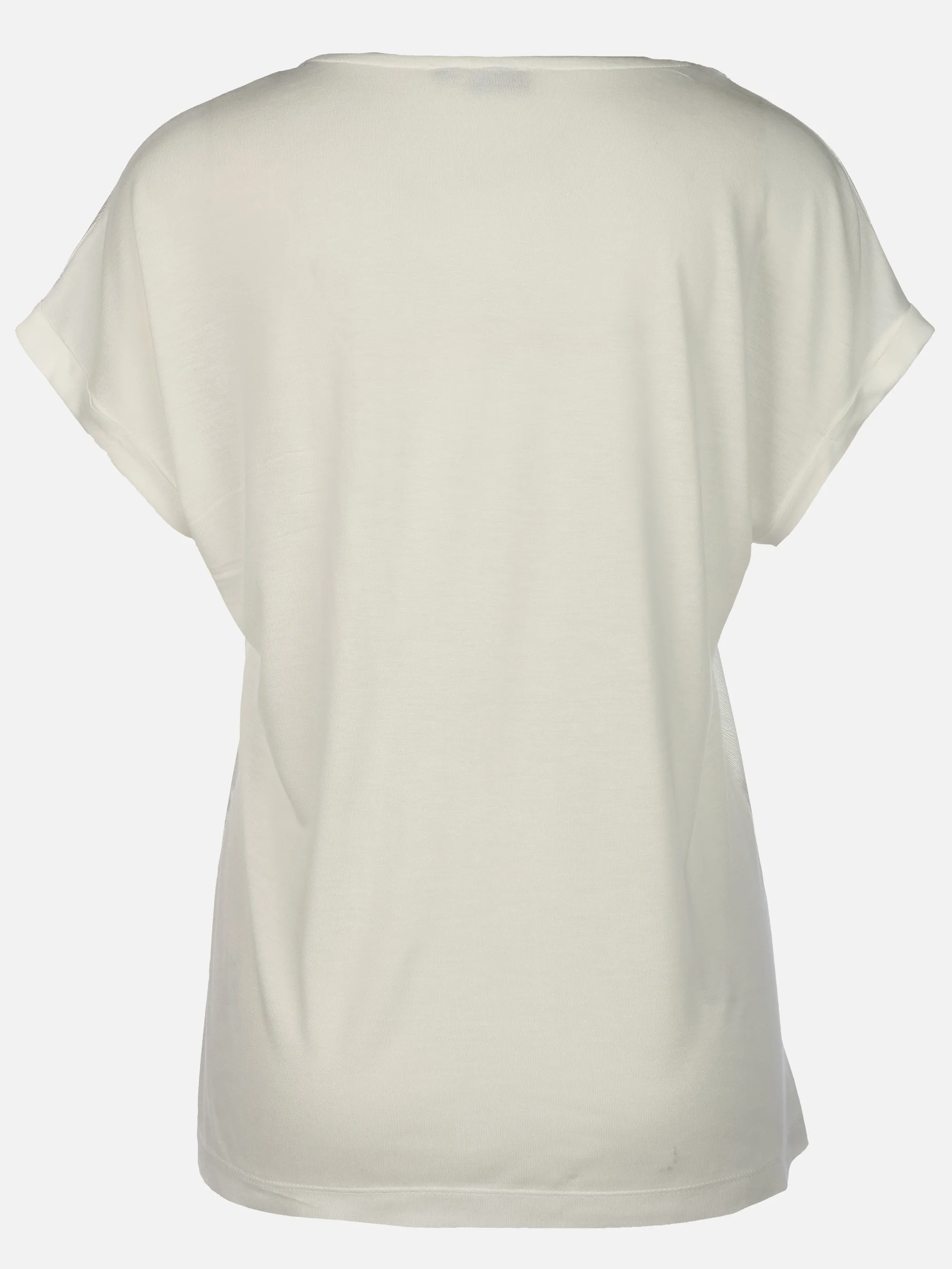 Lisa Tossa Da- Materialmix T-Shirt m. Print Blau 924186 BLAU 2