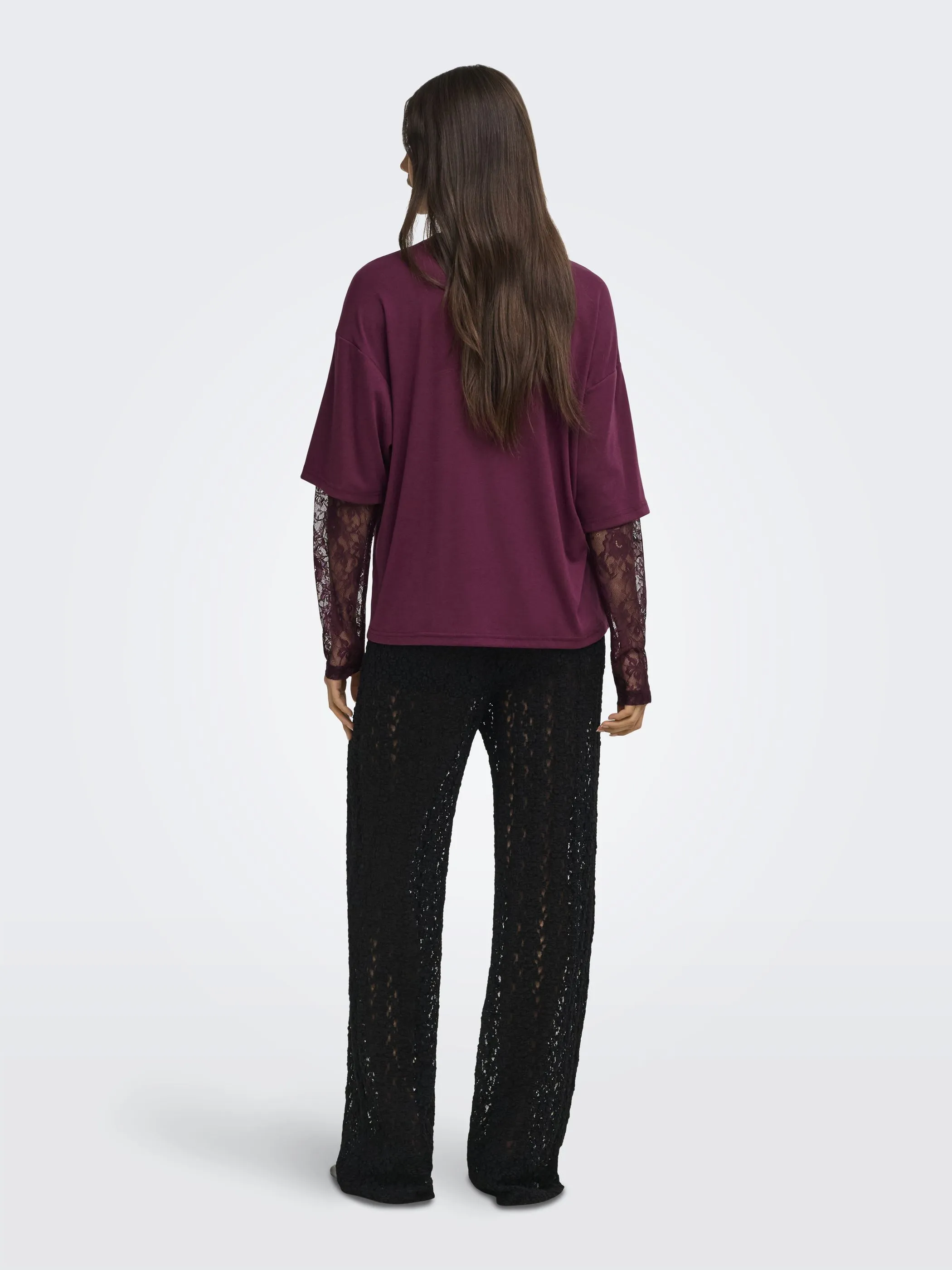 Only 15381333 ONLTAHLIA L/S LACE TO Rot 931453 177912001 2