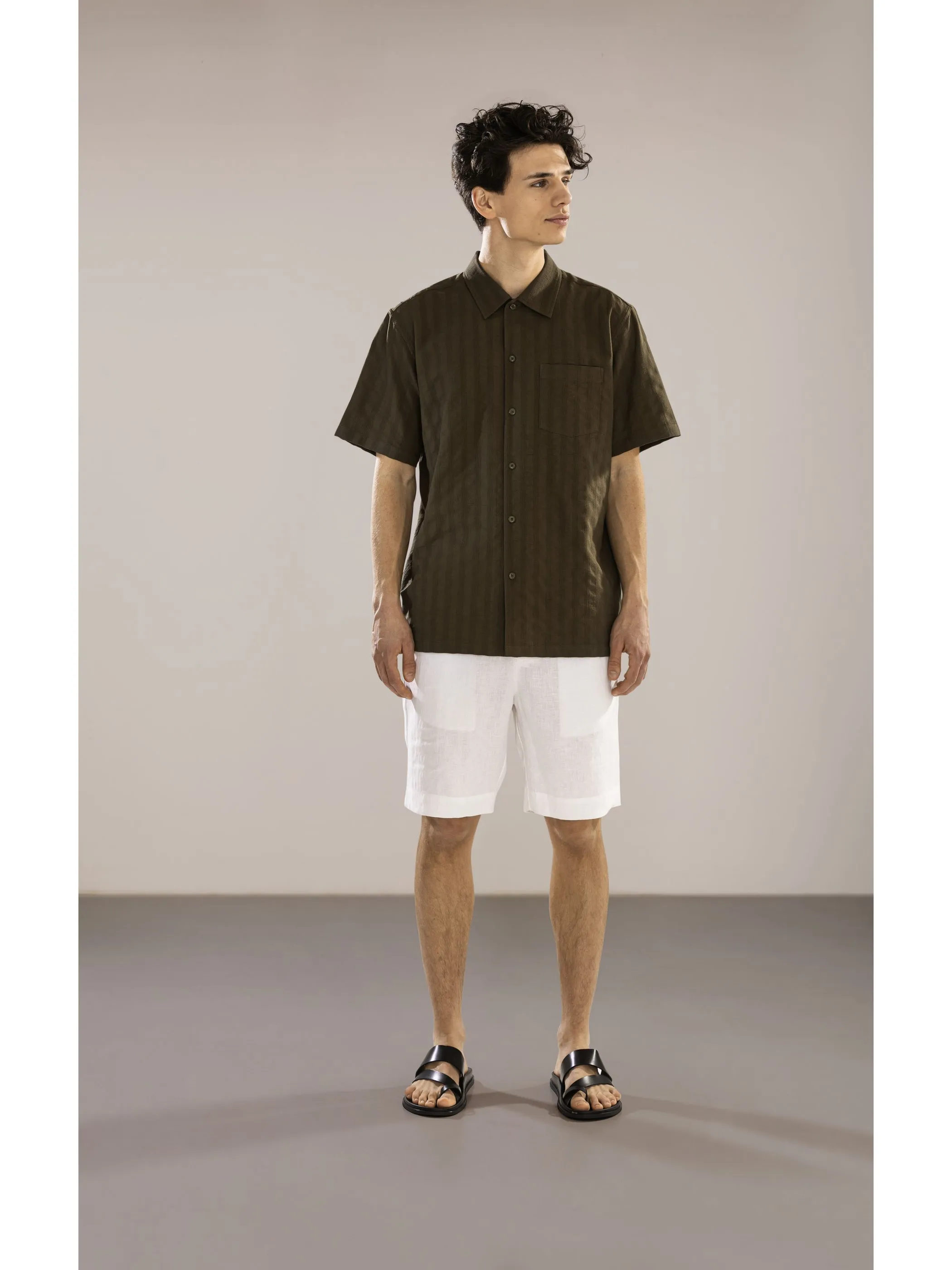 IX-O YF-He Hemd Oliv 908814 KHAKI 4