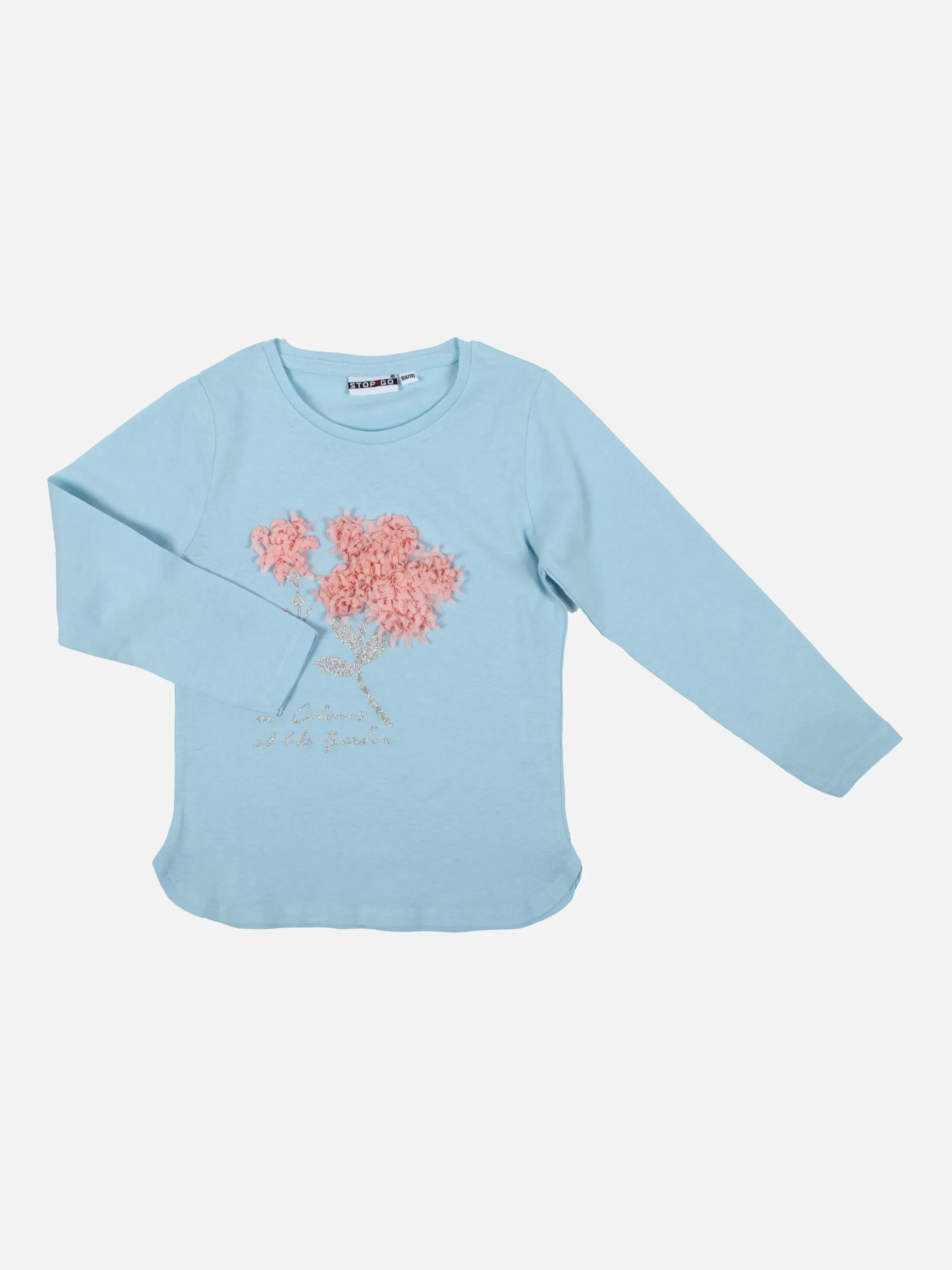 Stop + Go MG Longsleeve Shirt in h.blau Blau 856090 HELLBLAU 1