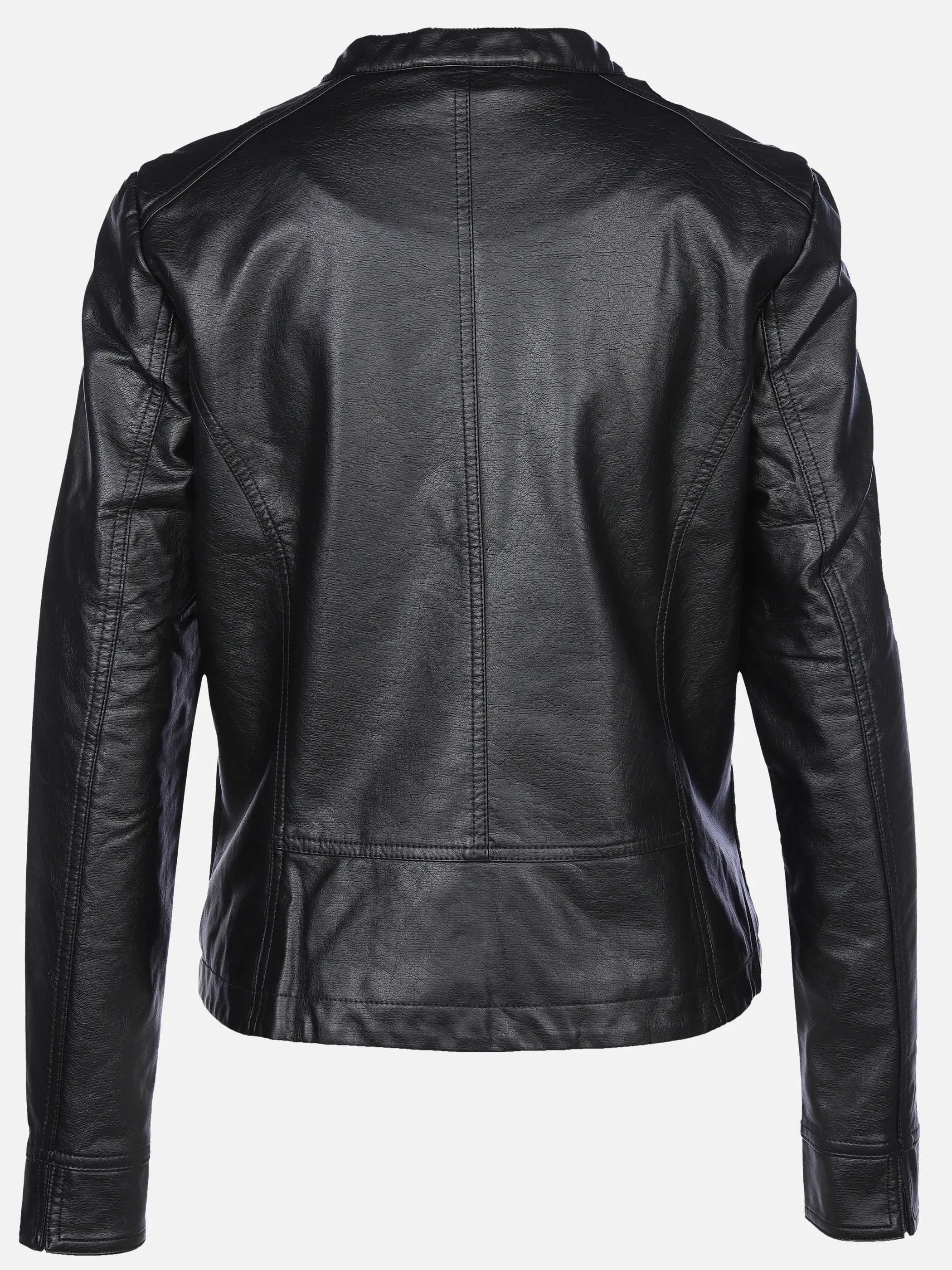 Lisa Tossa Da-Kunstlederjacke m. Stehkrag Schwarz 904275 SCHWARZ 2 Lisa Tossa Da-Kunstlederjacke m. Stehkrag Schwarz 904275 SCHWARZ 2