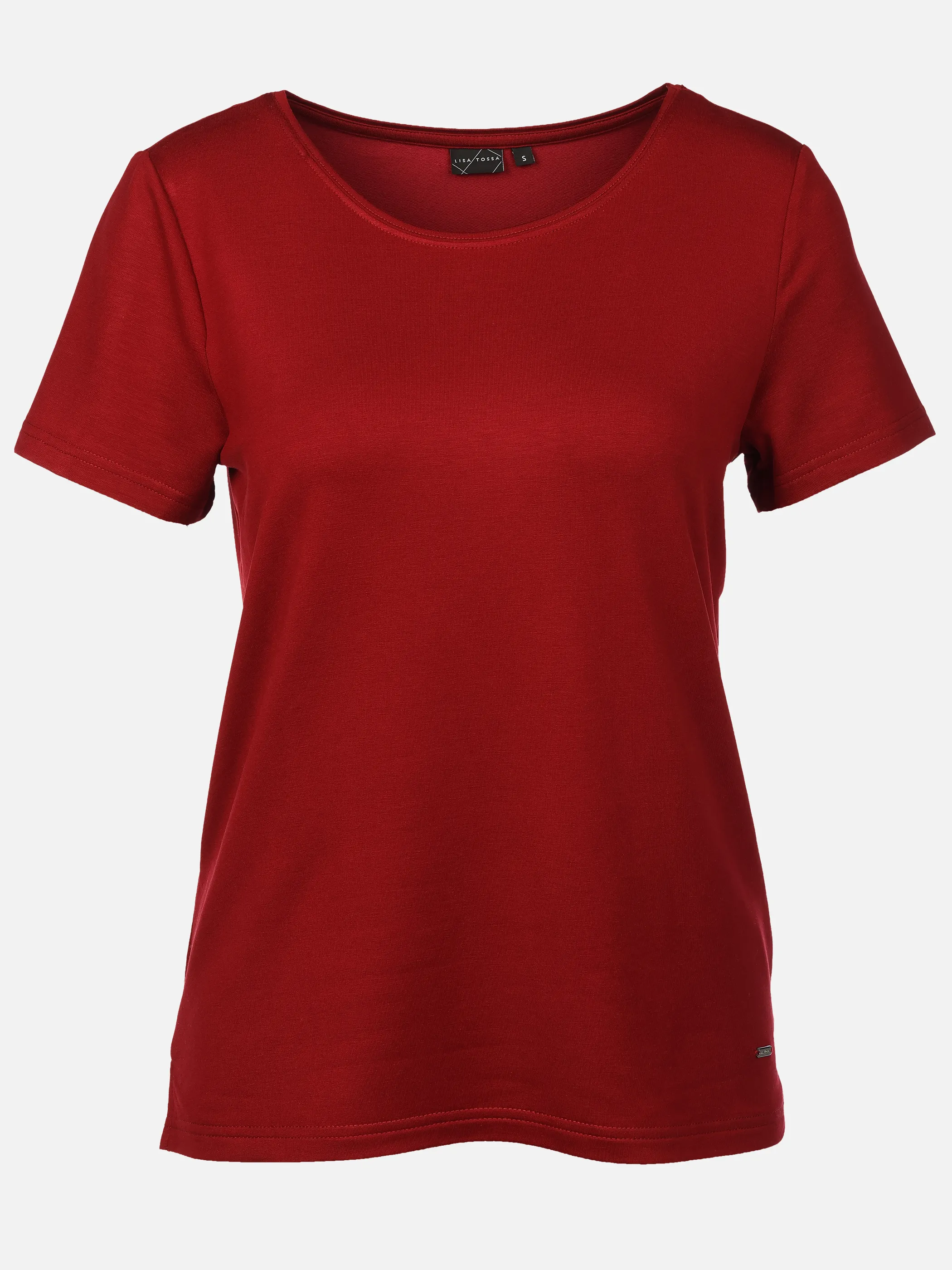 Lisa Tossa Da-T-Shirt, basic 1/2 Arm Rot 926207 RHUBARB 1