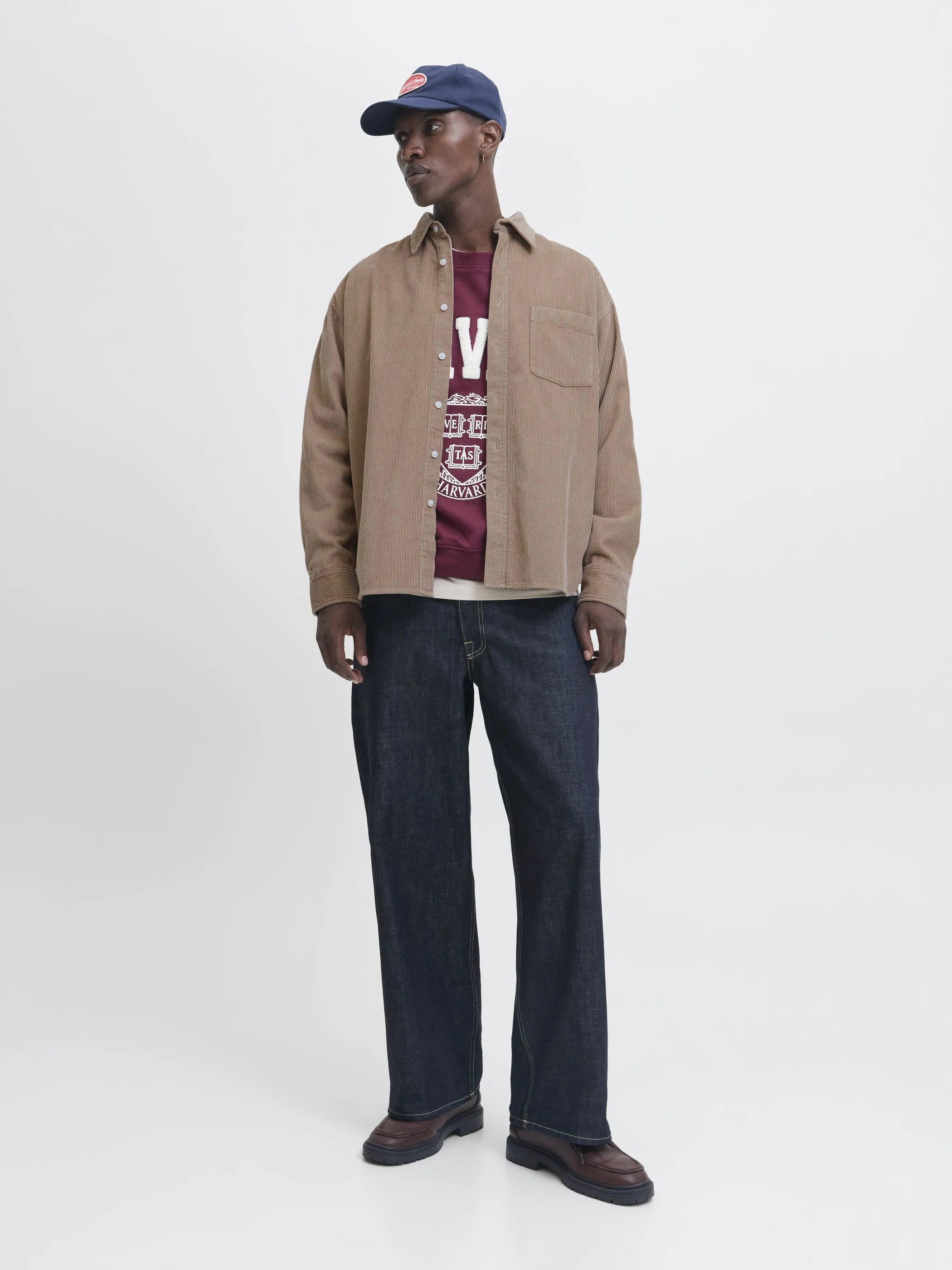 Jack Jones 12283794 JORINWOOD OVERSIZED C Braun 917580 302783 4