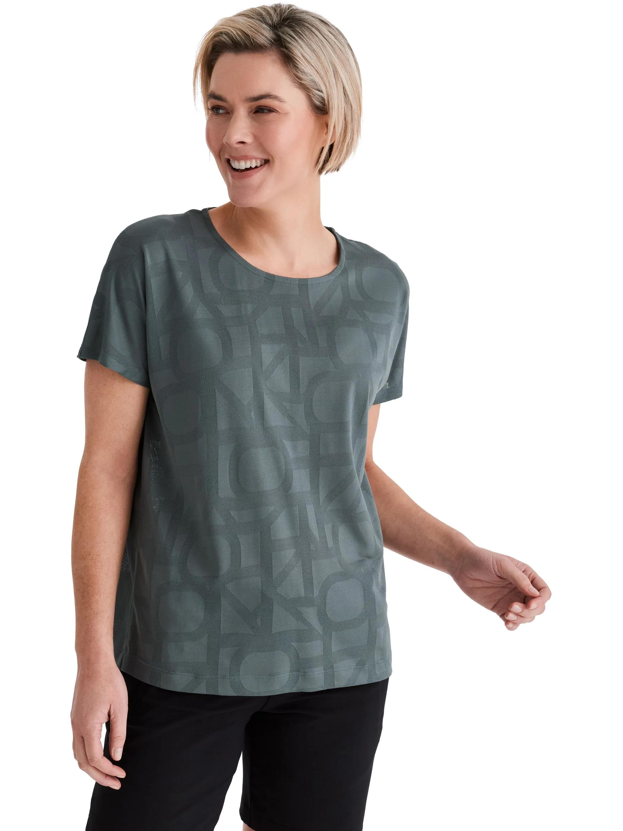 Stooker Athletic 23130050005350 Da- Sport T-Shirt CARLY Grün 928303 5350 1