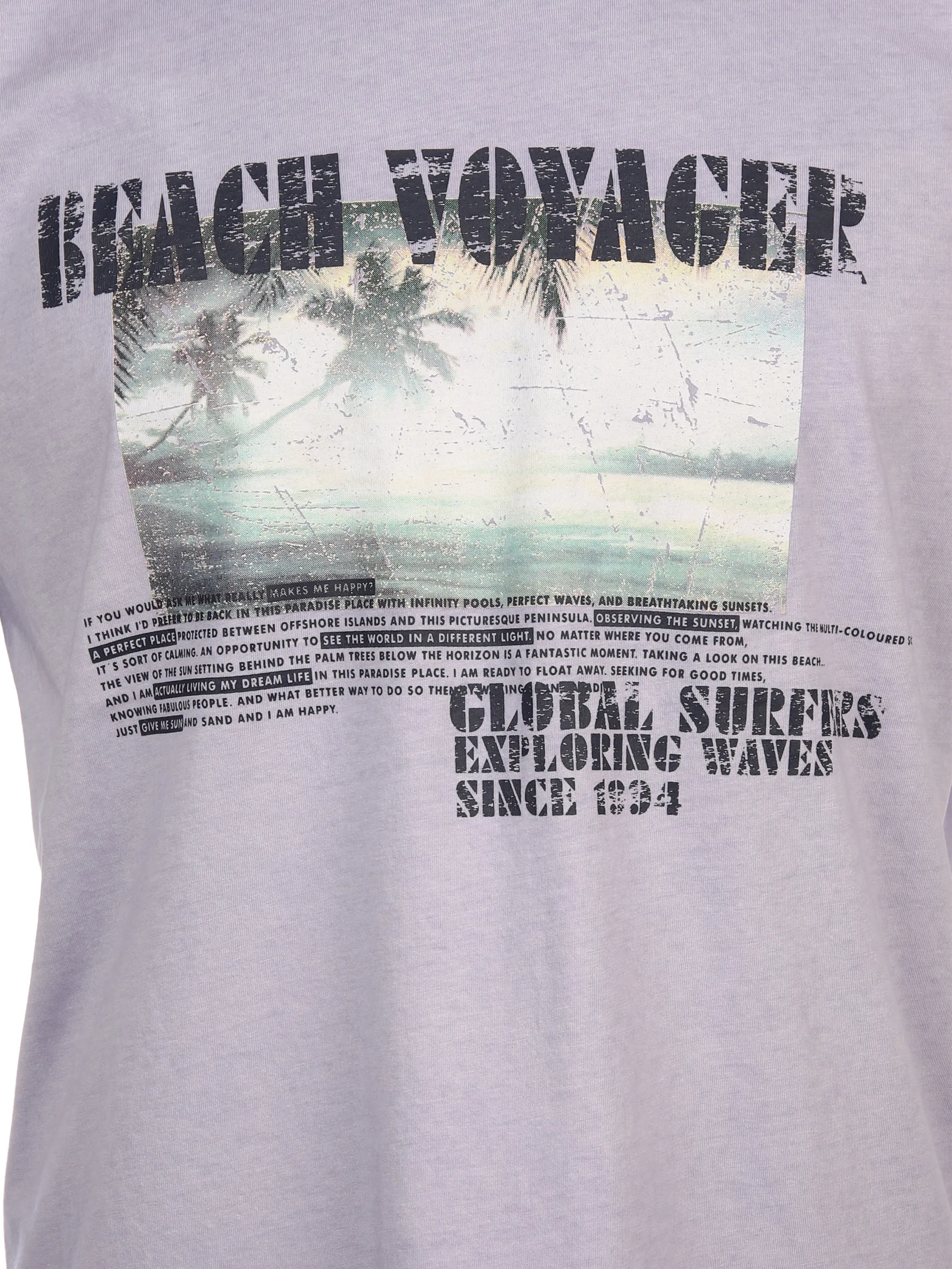 Jim Spencer He. T-Shirt 1/2 Arm Druck Lila 894402 LILAC 3 Jim Spencer He. T-Shirt 1/2 Arm Druck Lila 894402 LILAC 3