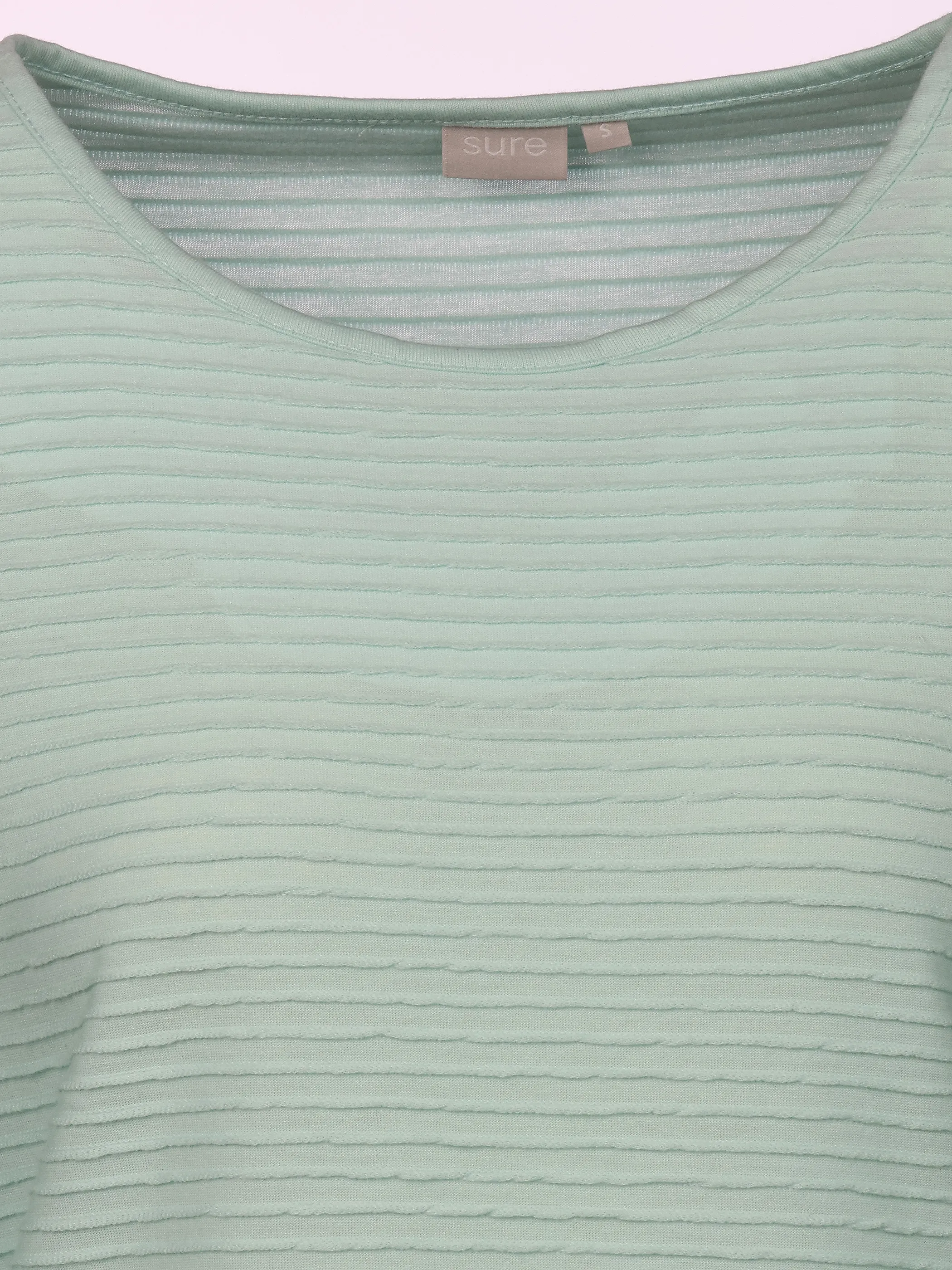 Sure Da-Struktur T-Shirt Türkis 921072 ICY 3