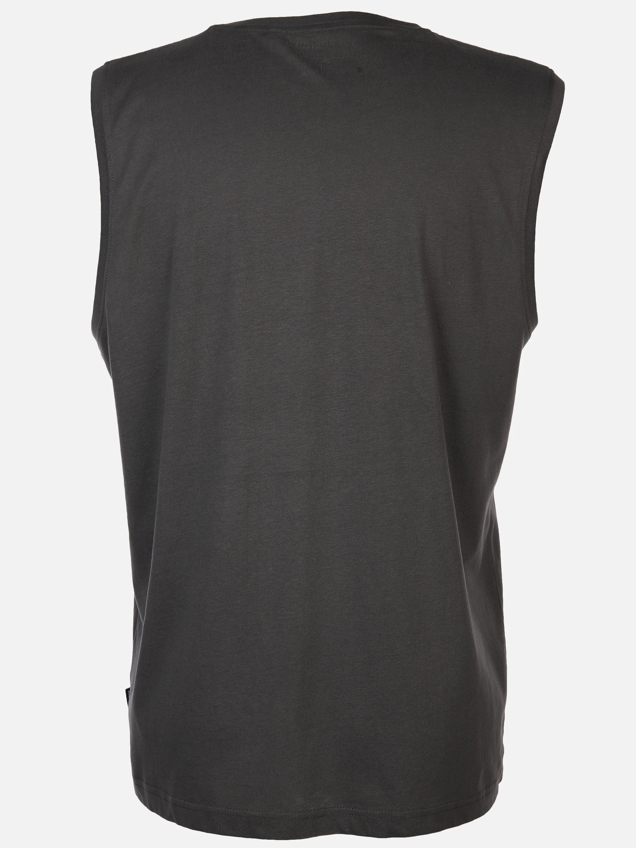Jim Spencer He. Muscleshirt Druck peach Grau 894404 GRAPHIT 2