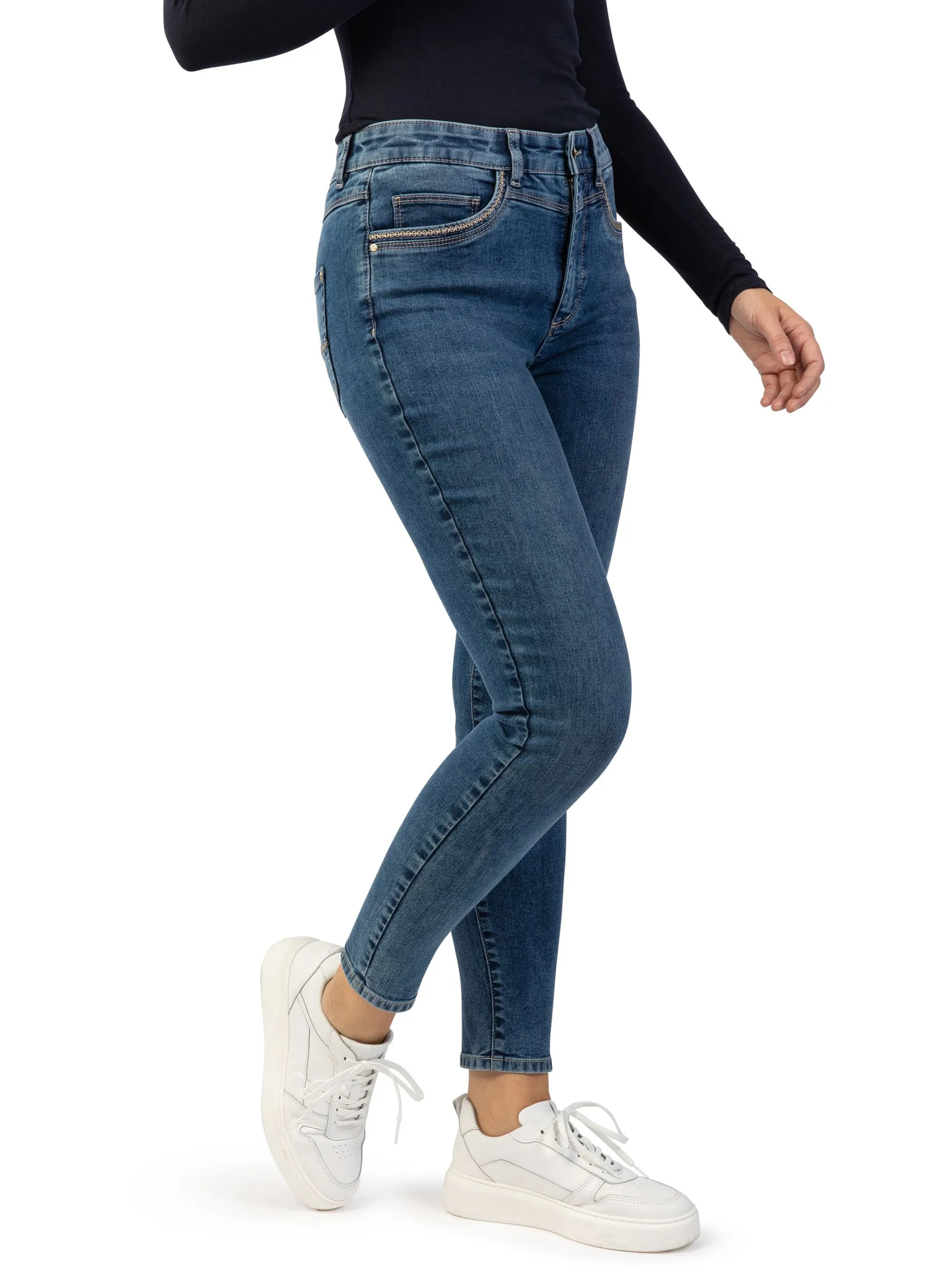 Stooker DOB 22600460007754 Da. Hosen lang, Blau 874283 7754 1