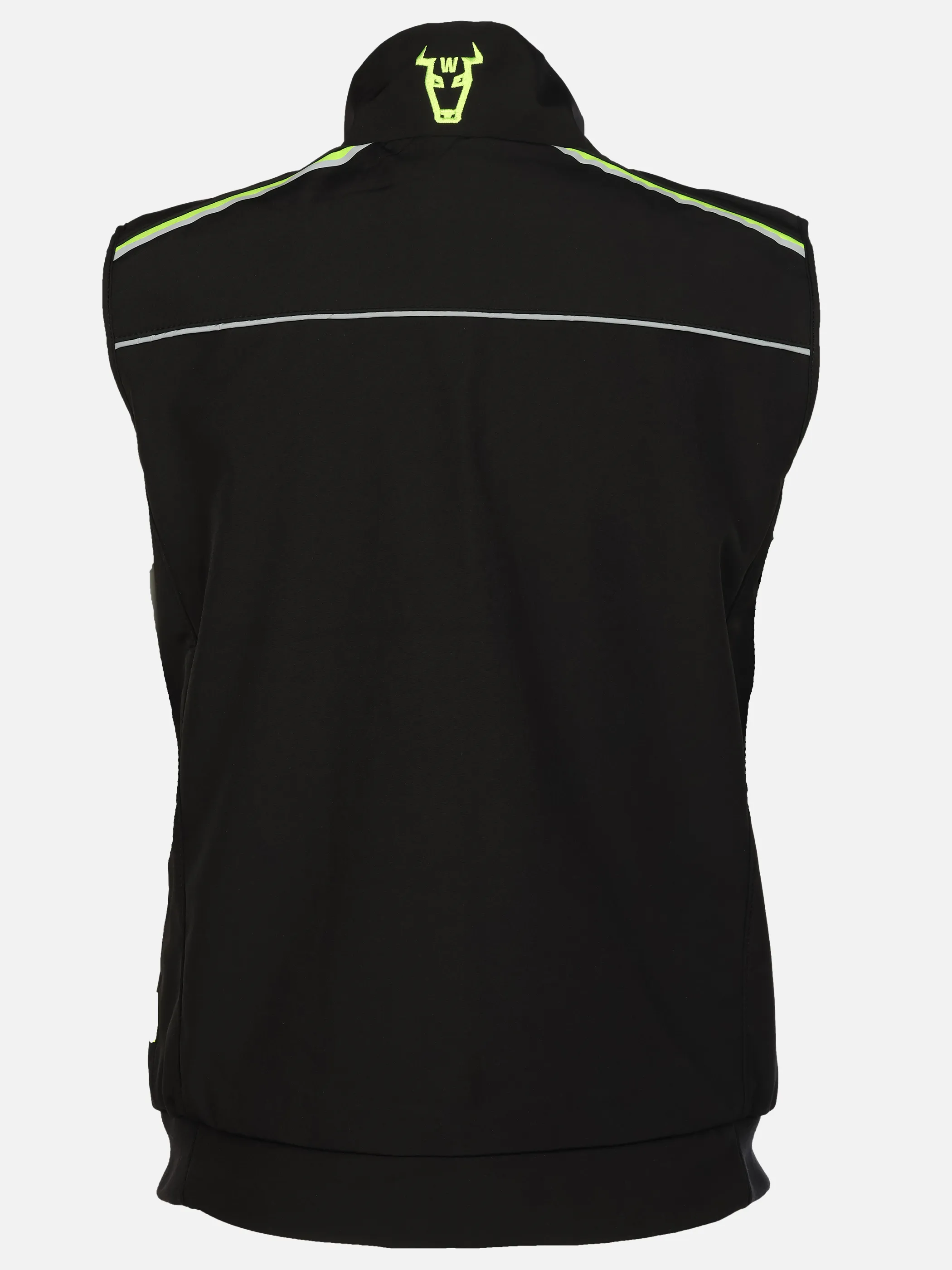 Worker He. Softshellweste neon Schwarz 929366 BLACK 2
