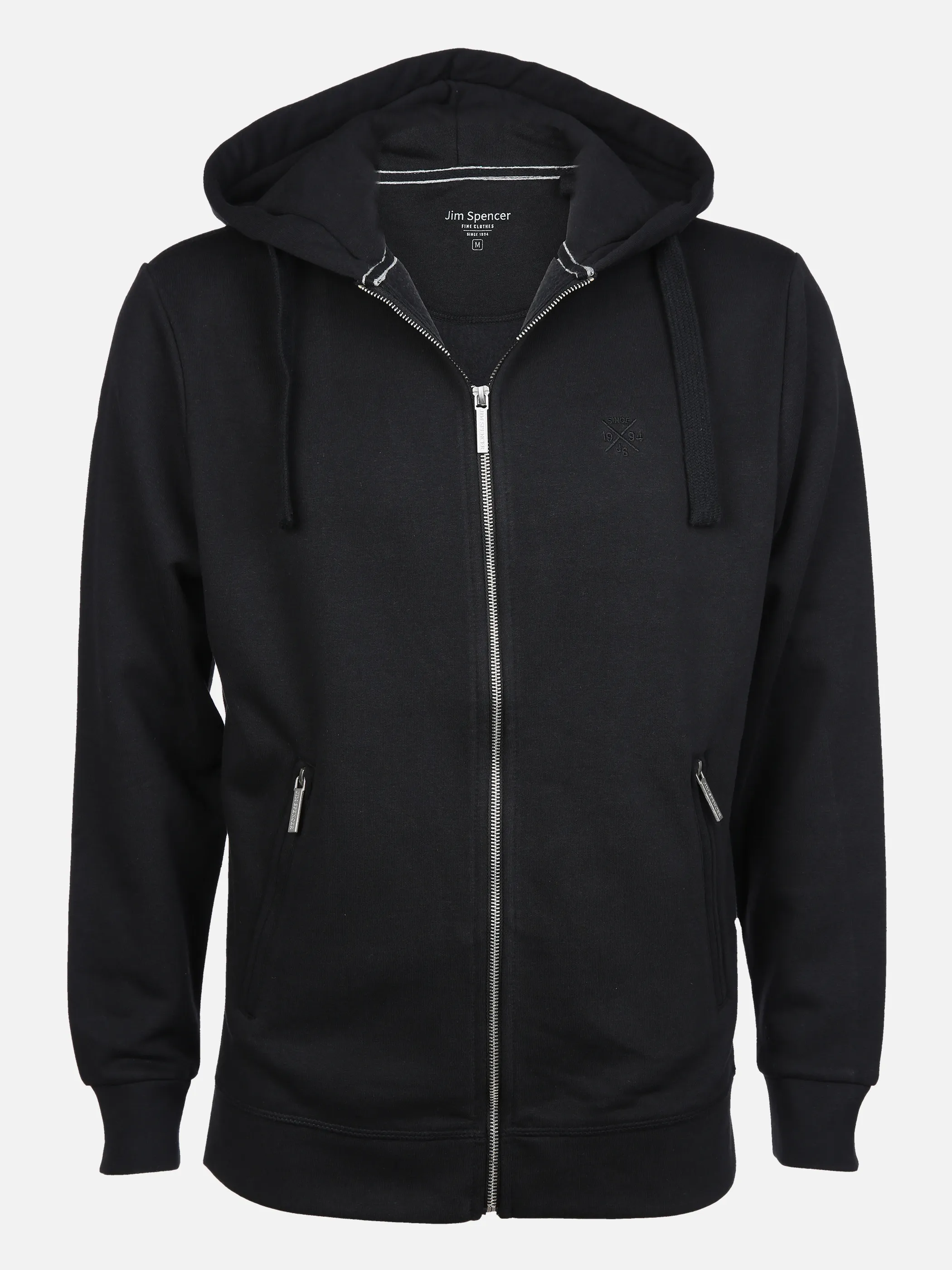 Jim Spencer He. Kapuzensweatjacke uni basi Schwarz 852320 BLACK 1 Jim Spencer He. Kapuzensweatjacke uni basi Schwarz 852320 BLACK 1