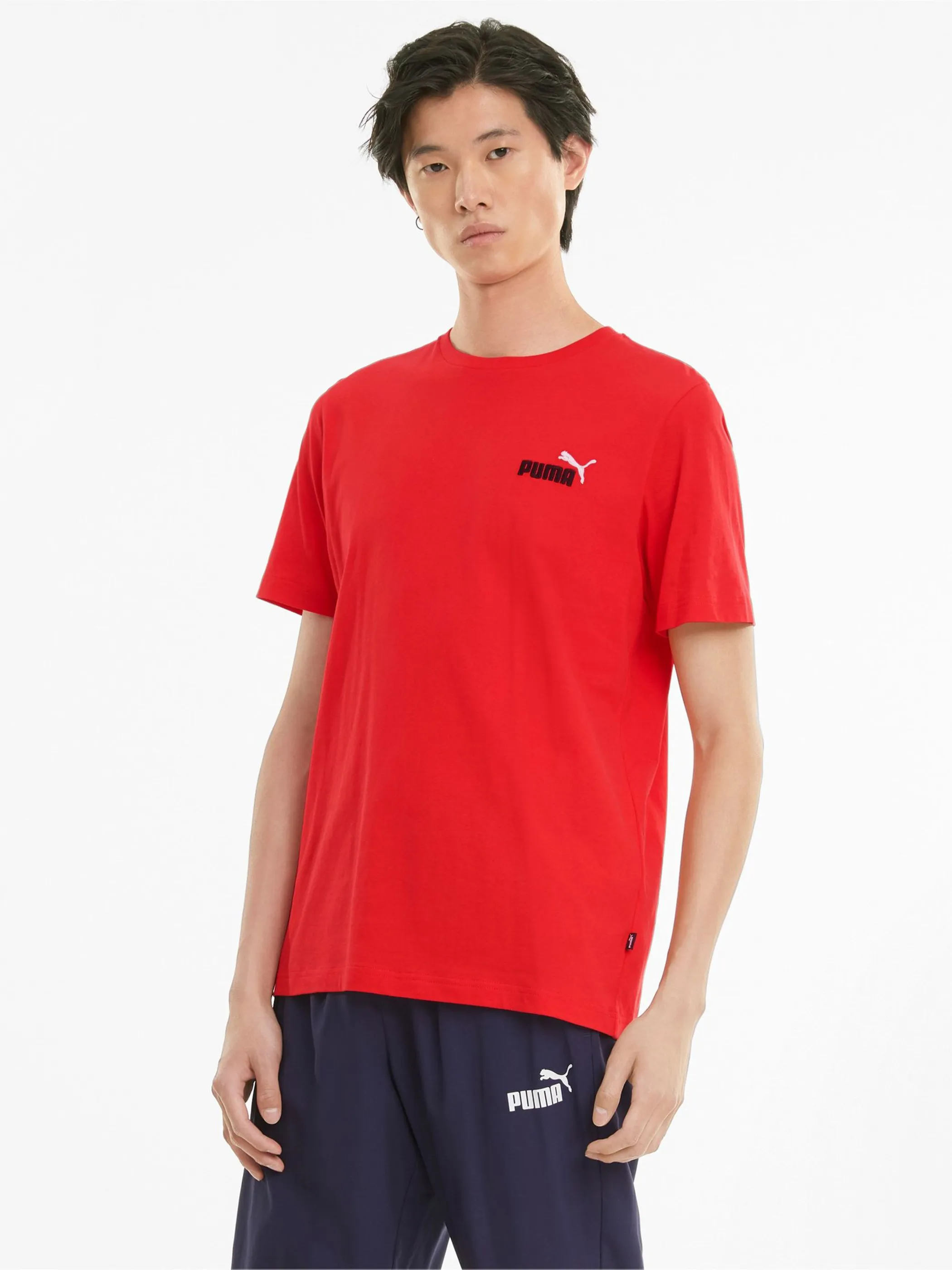 Puma 587184 He-T-Shirt, Logo Rot 846558 11 3 Puma 587184 He-T-Shirt, Logo Rot 846558 11 3