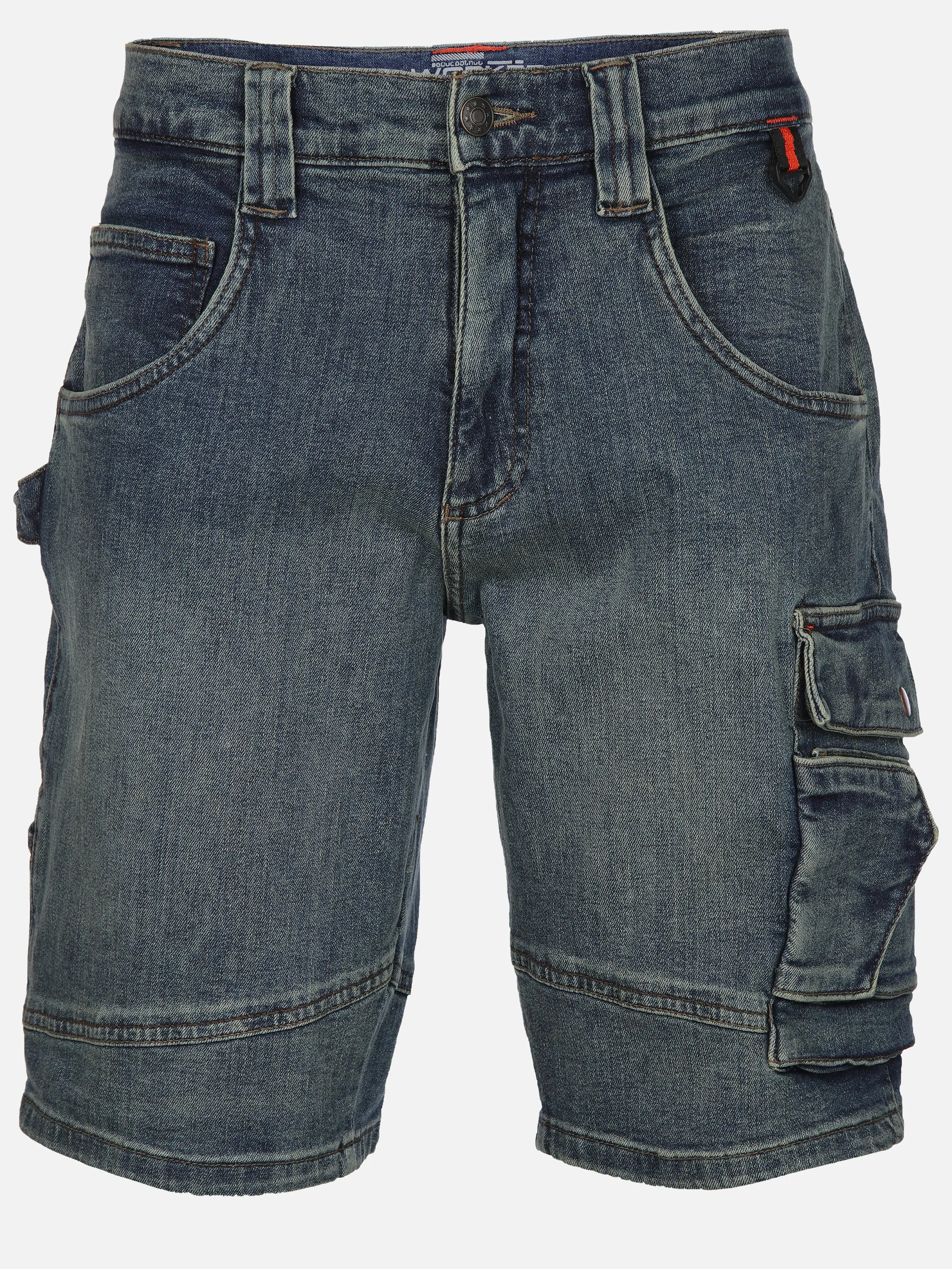 Worker He. Berufsjeansshorts Cargo Blau 908681 7949 1 Worker He. Berufsjeansshorts Cargo Blau 908681 7949 1