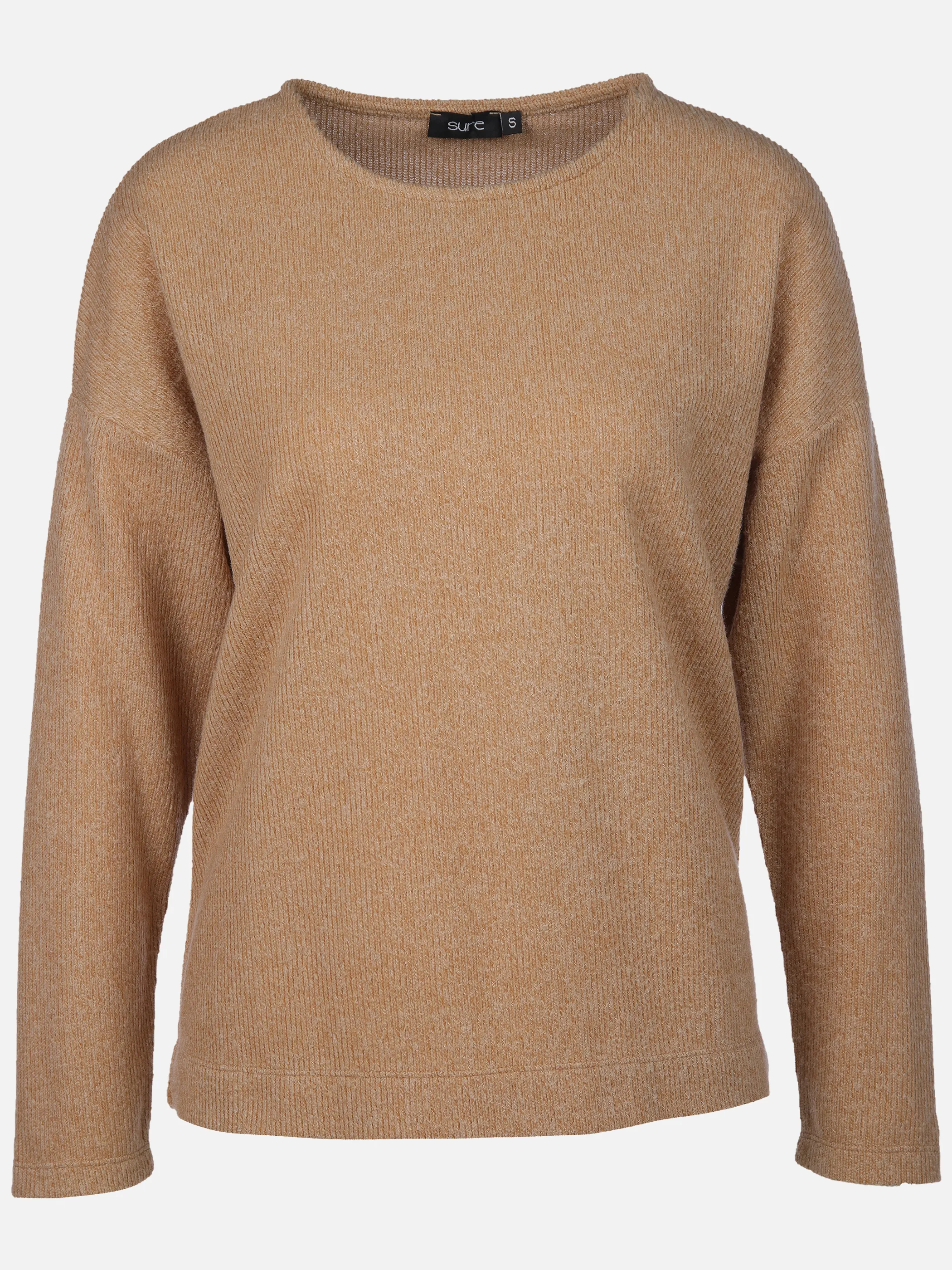 Sure Da-Flauschshirt uni Braun 916302 TANNIN 1