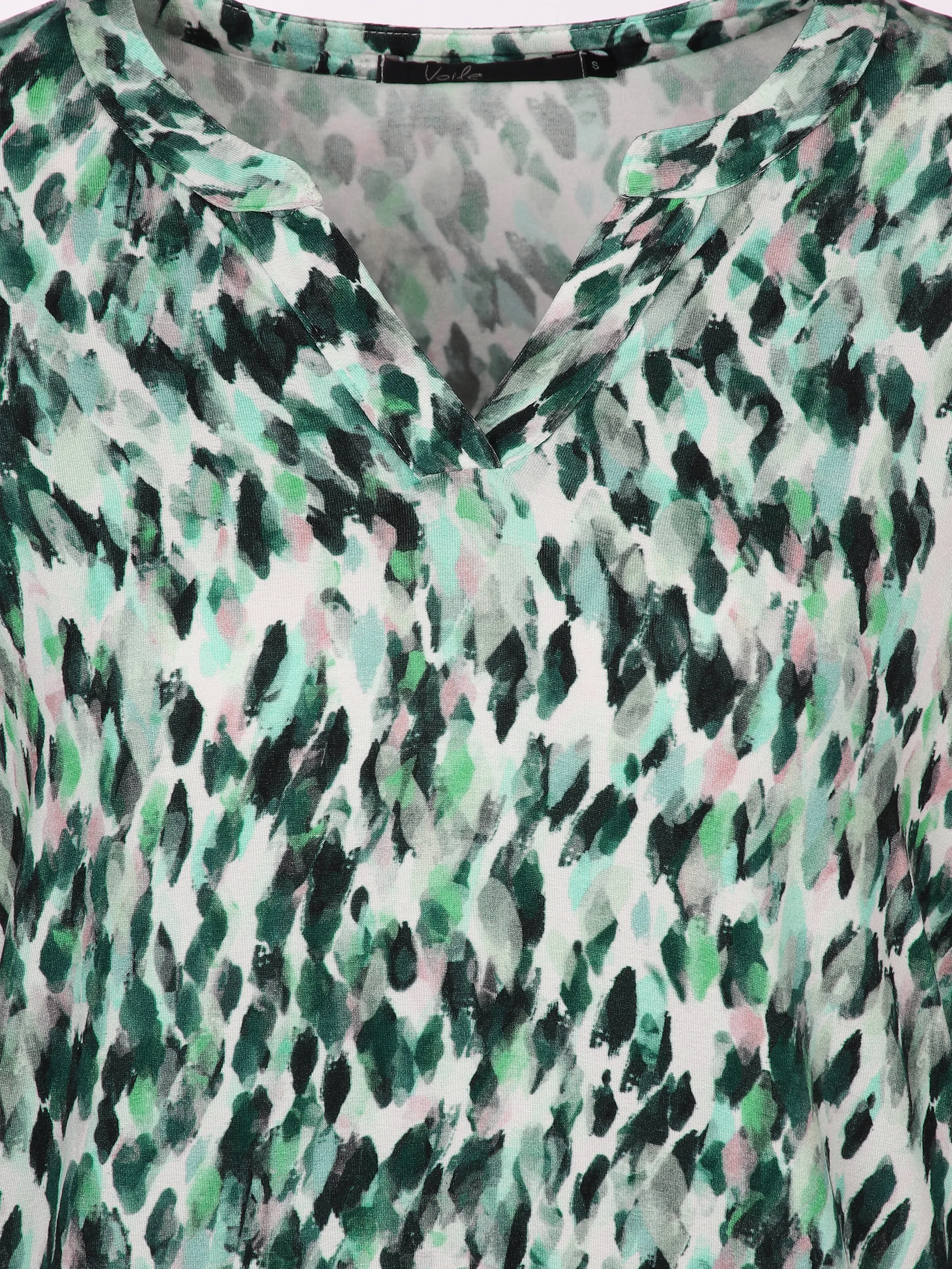Lisa Tossa Da-Print-Shirt m. 3/4 Arm Grün 893333 MINT 3 Lisa Tossa Da-Print-Shirt m. 3/4 Arm Grün 893333 MINT 3