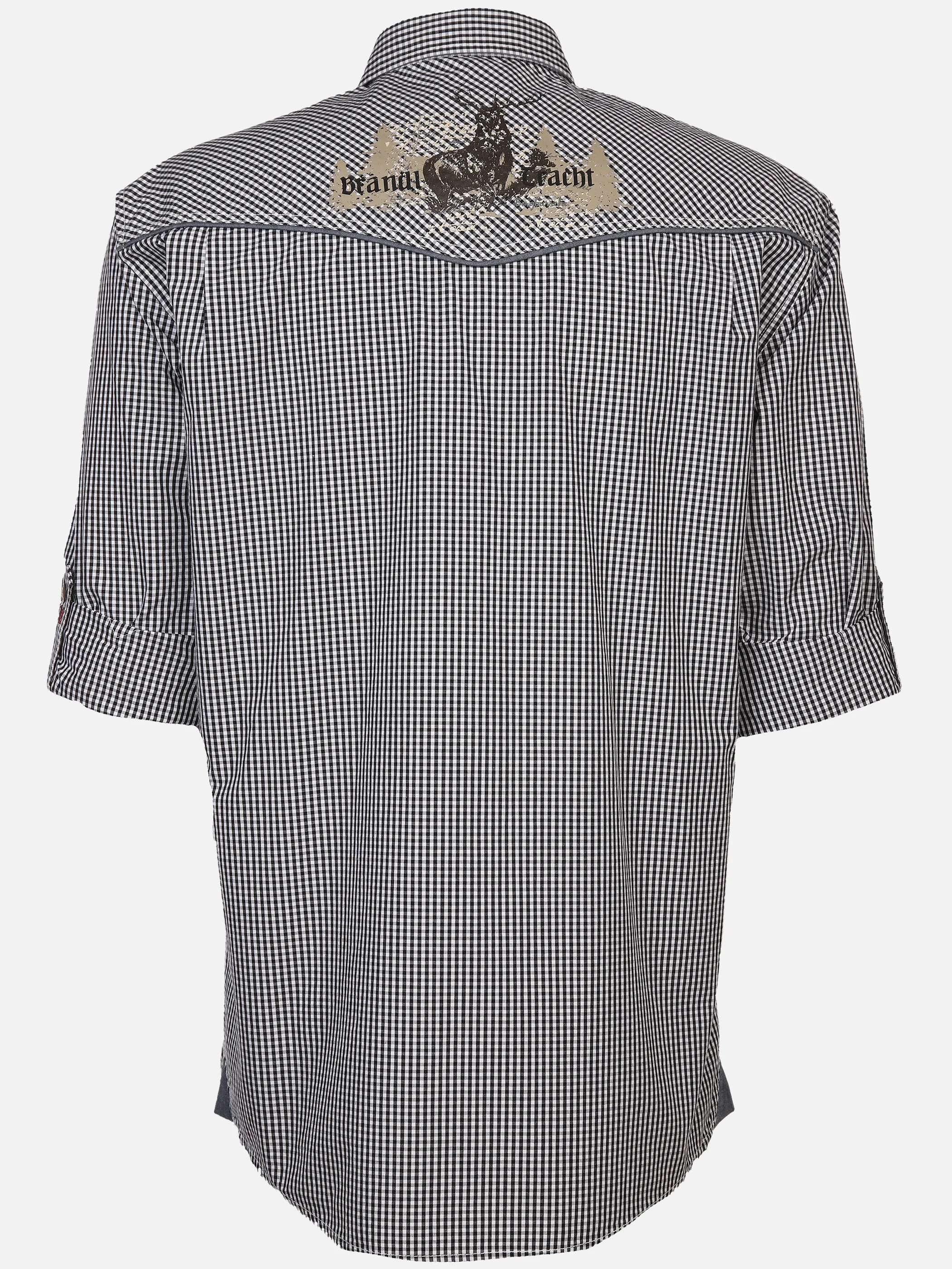 Brandl Tracht He. Trachtenhemd 1/1 Arm Schwarz 898593 BLACK 2 Brandl Tracht He. Trachtenhemd 1/1 Arm Schwarz 898593 BLACK 2