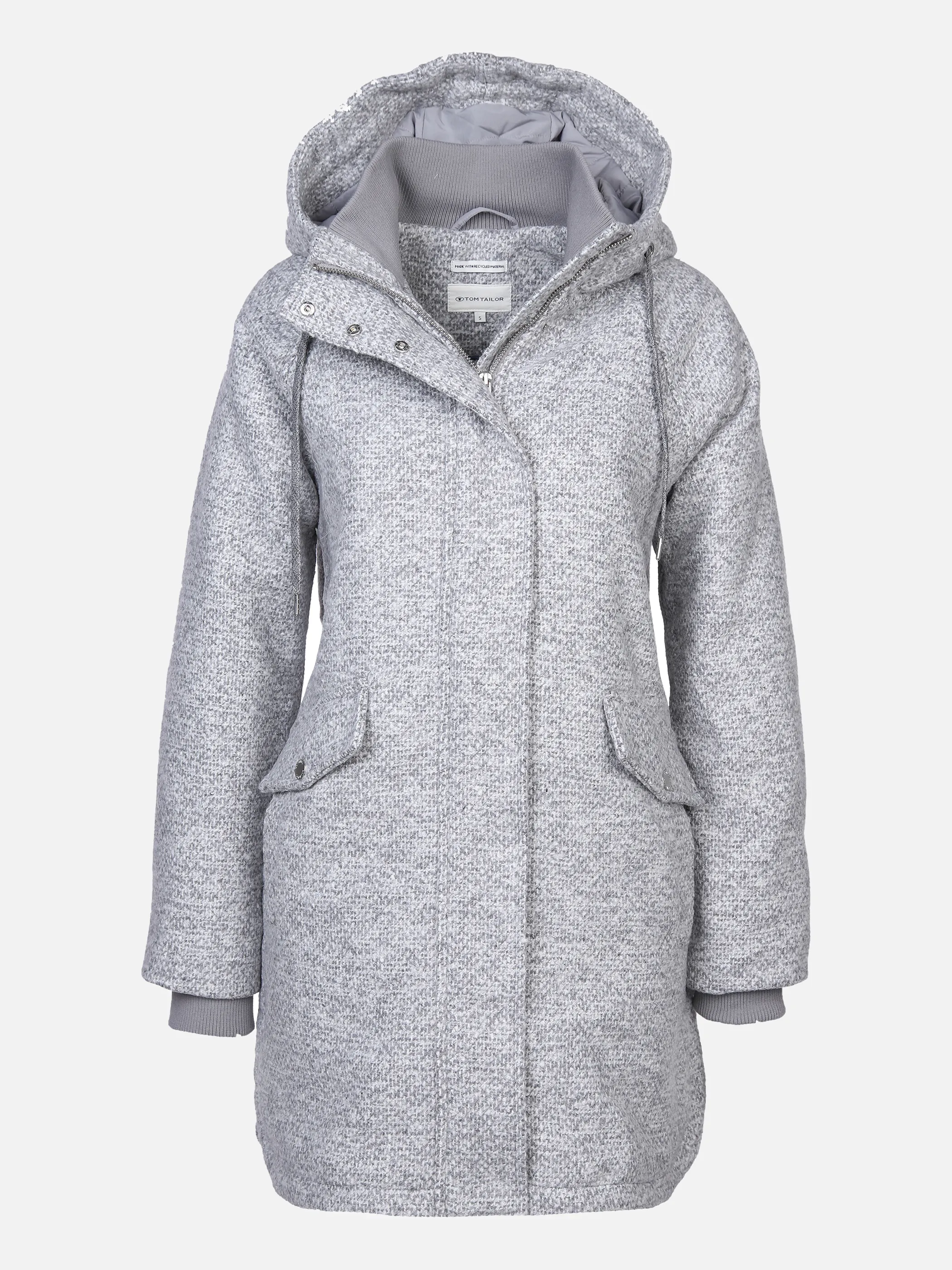 Tom Tailor 1032472 structured hooded coat Grau 869467 30285 1 Tom Tailor 1032472 structured hooded coat Grau 869467 30285 1