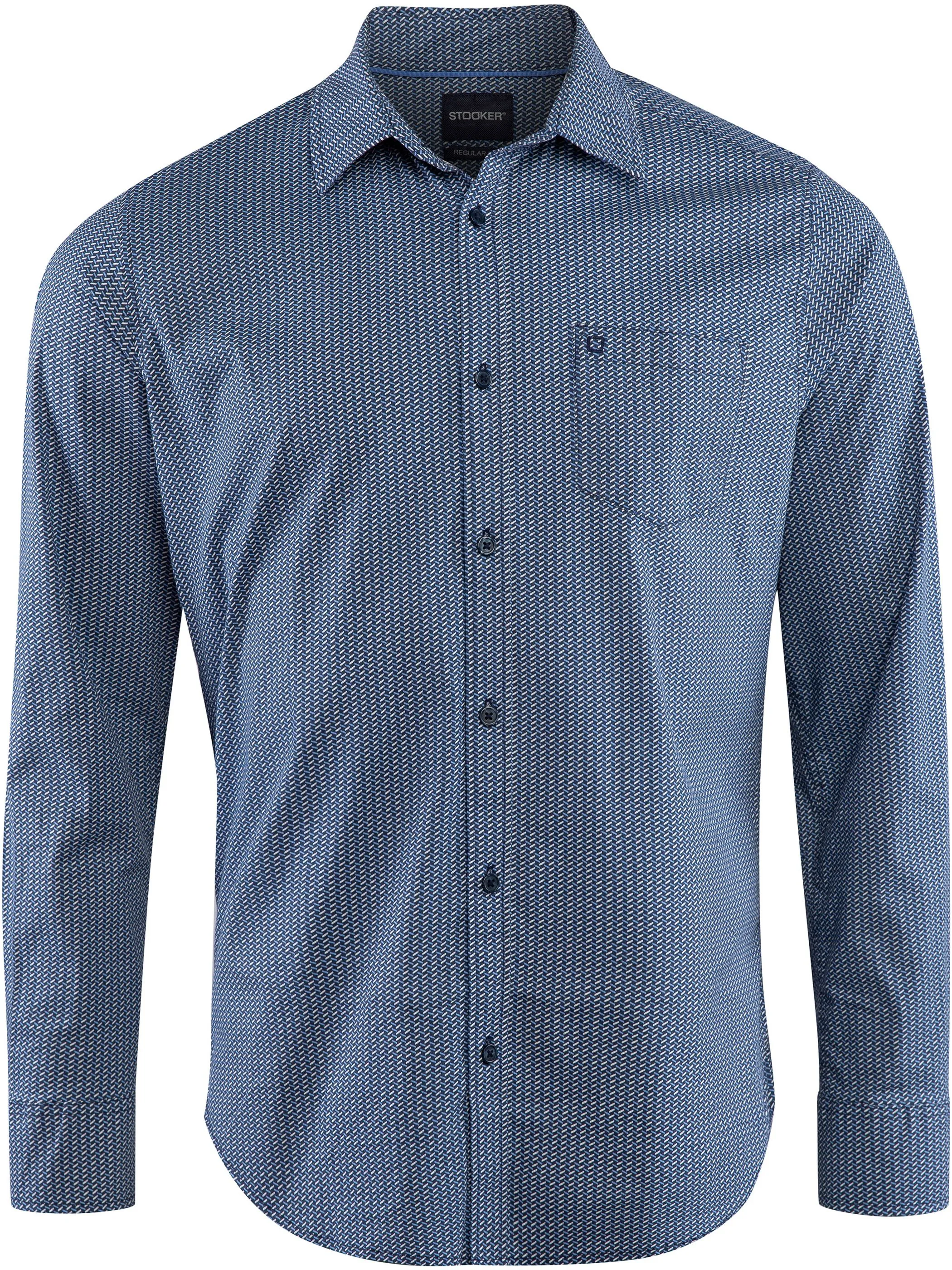 Stooker HAKA 73230000009116 He. Bluse/Hemd, Blau 928381 9116 4