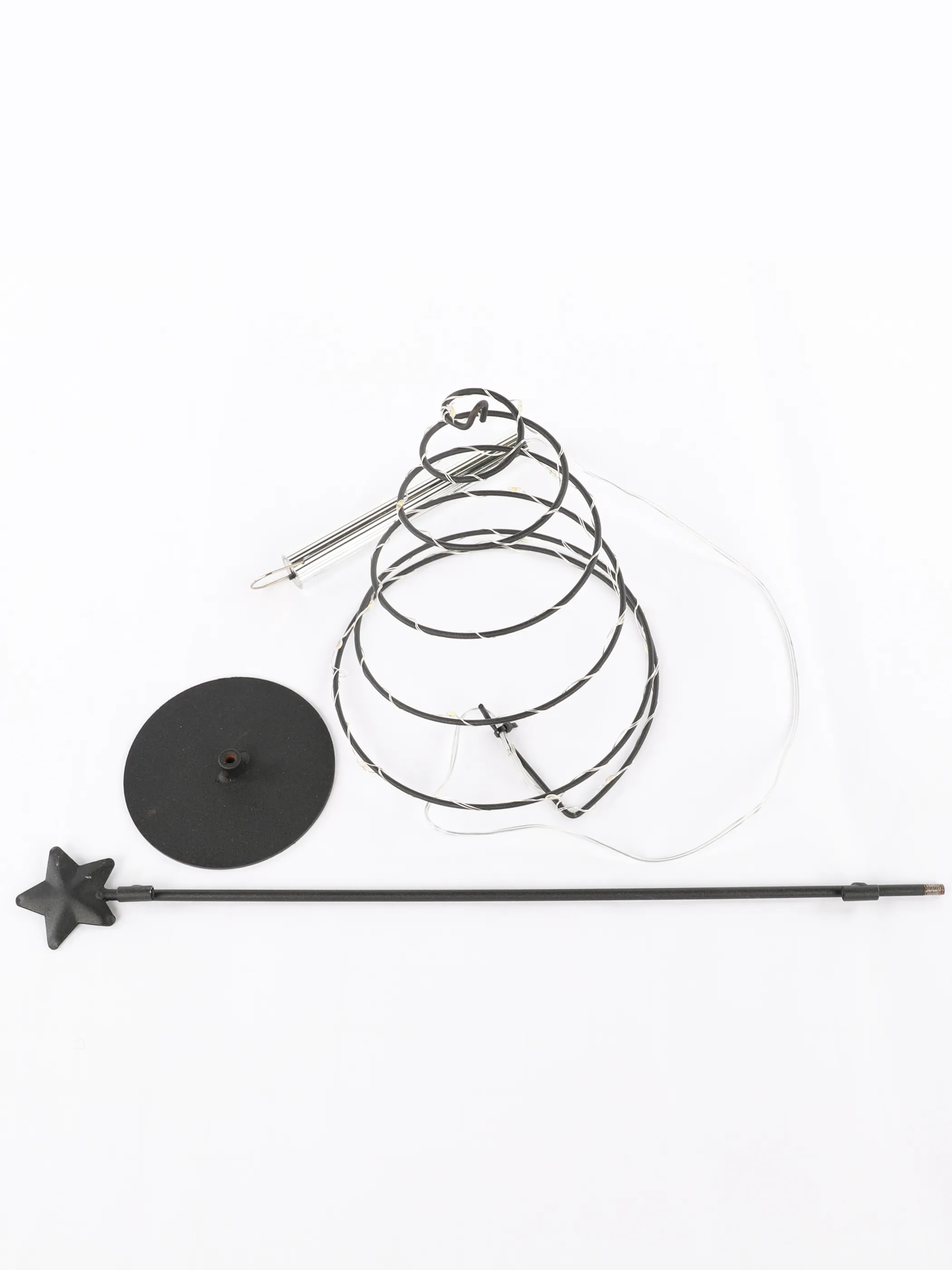 Boltze Dekoaufsteller Saturn Baum LED Schwarz 916581 SCHWARZ 2