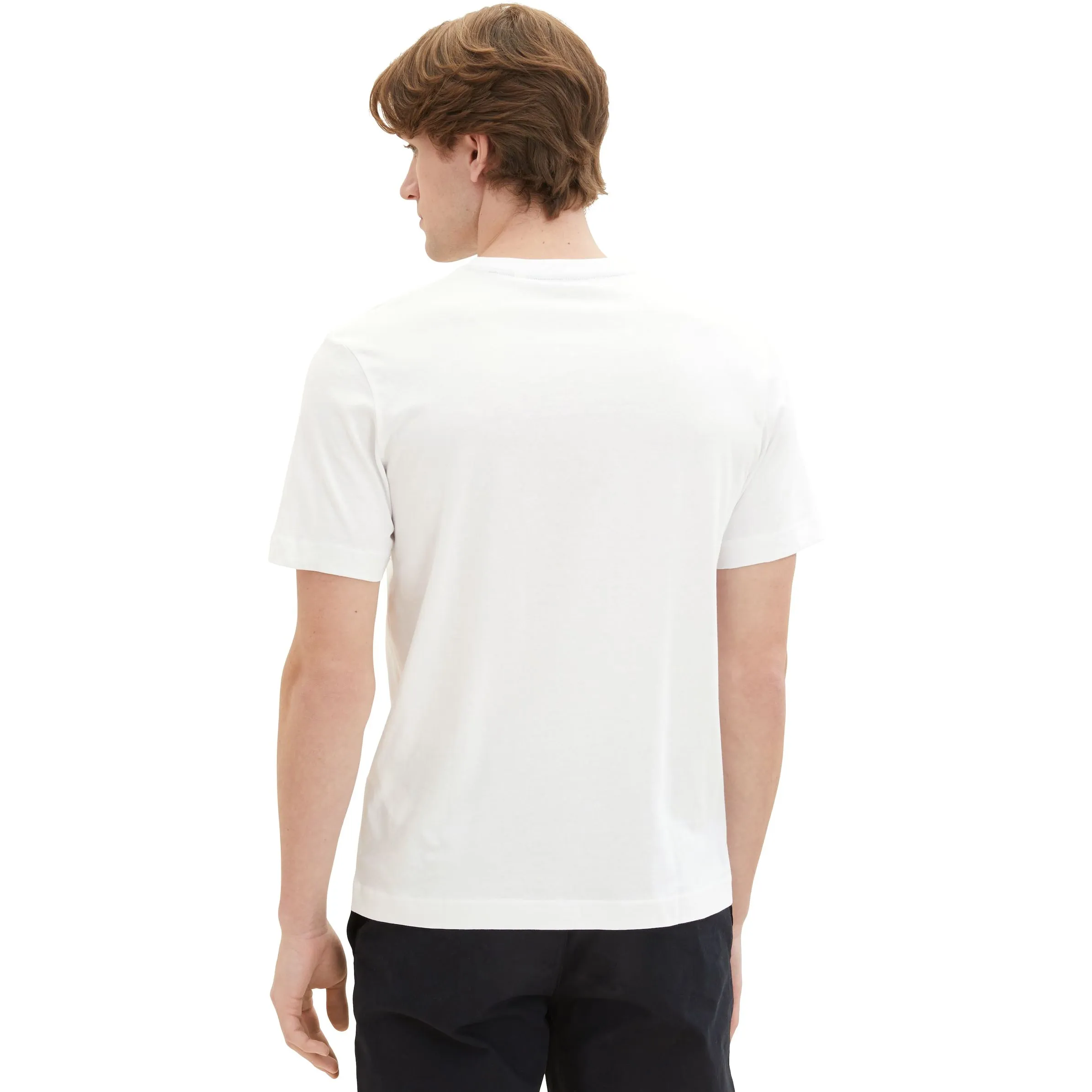 Tom Tailor 1037735 NOS logo tee Weiß 884276 20000 2 Tom Tailor 1037735 NOS logo tee Weiß 884276 20000 2