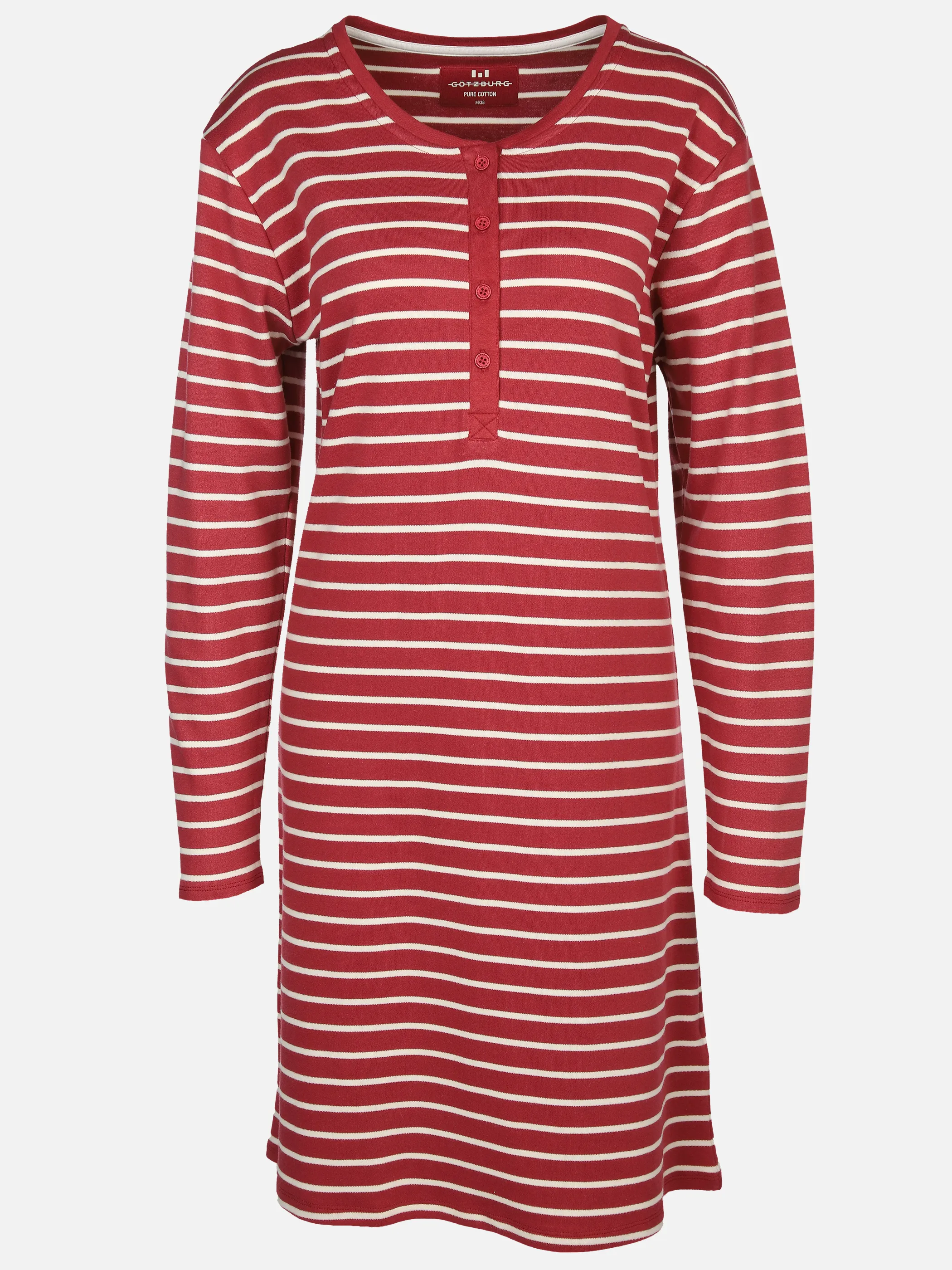 Götzburg 250198/7309 Damen AW-Nachthemd, 1/1 ,Interlock Rot 901942 422 1 Götzburg 250198/7309 Damen AW-Nachthemd, 1/1 ,Interlock Rot 901942 422 1