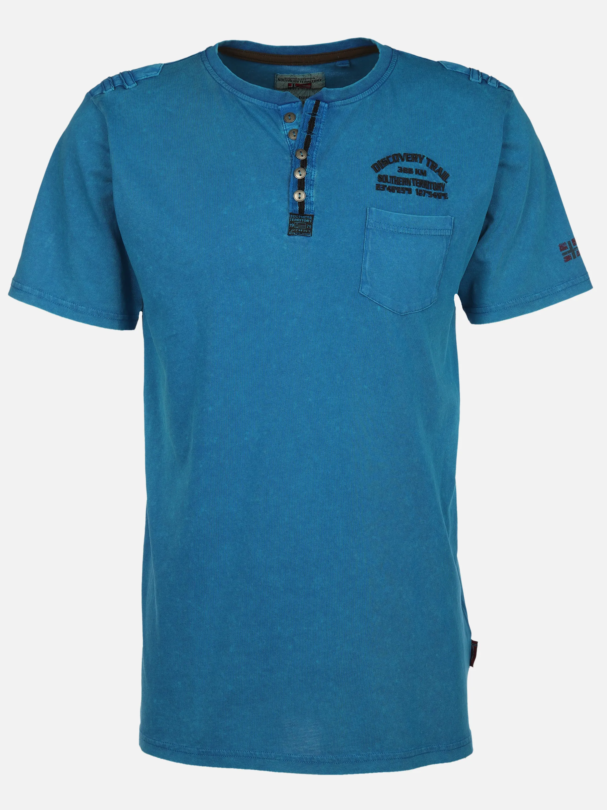 Southern Territory He. Henleyshirt 1/2 Arm washer Blau 905108 OCEAN 1 Southern Territory He. Henleyshirt 1/2 Arm washer Blau 905108 OCEAN 1
