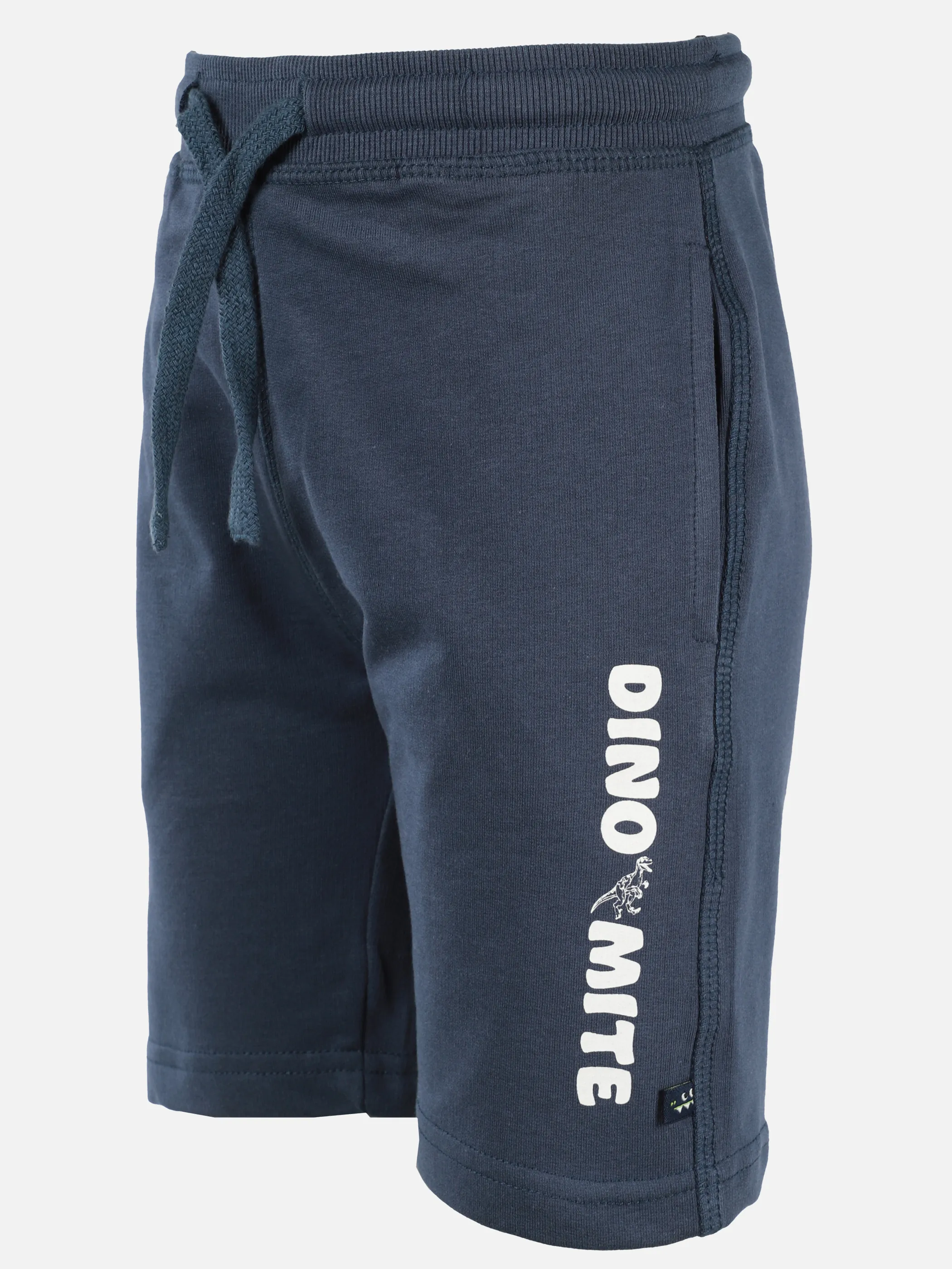Stop + Go KJ 2er Pack Sweat-Bermuda in uni blau und Dino AOP Grau 907394 GRAU/BLAU 4