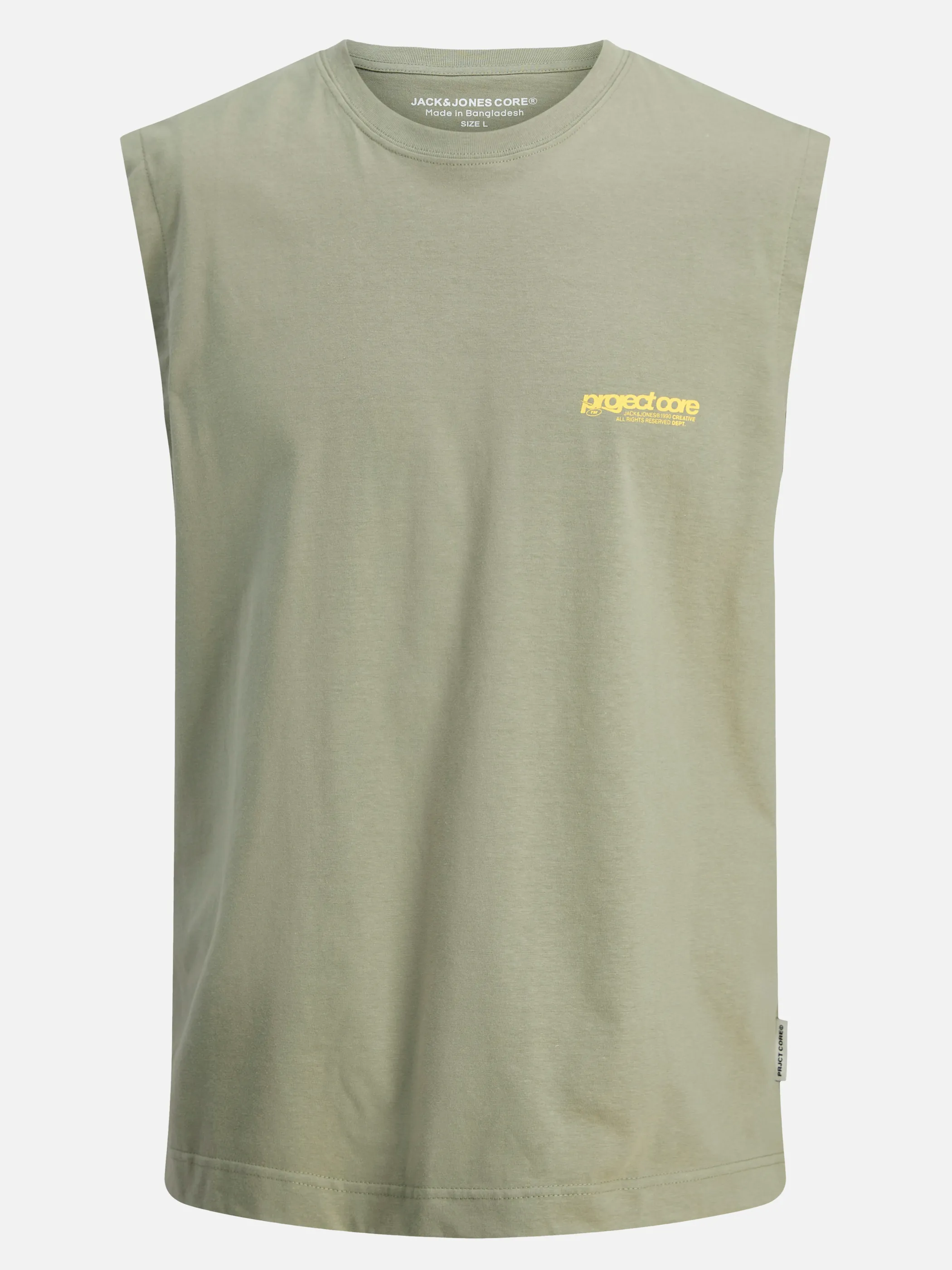 Jack Jones 12273446 JCOUNION PRINT TANK T Grau 910473 176678 1
