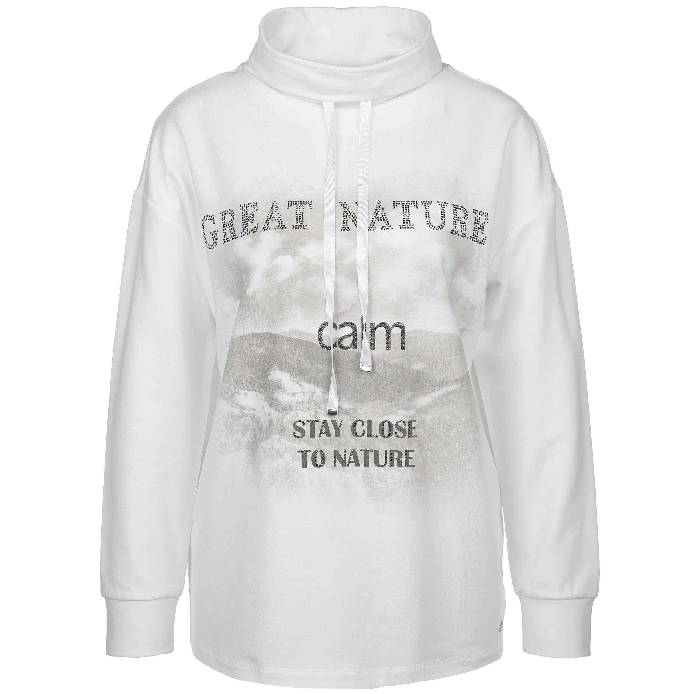 Lisa Tossa Da-Edelsweatshirt m. Fotoprint Grau 886196 OFFW GRAU 1