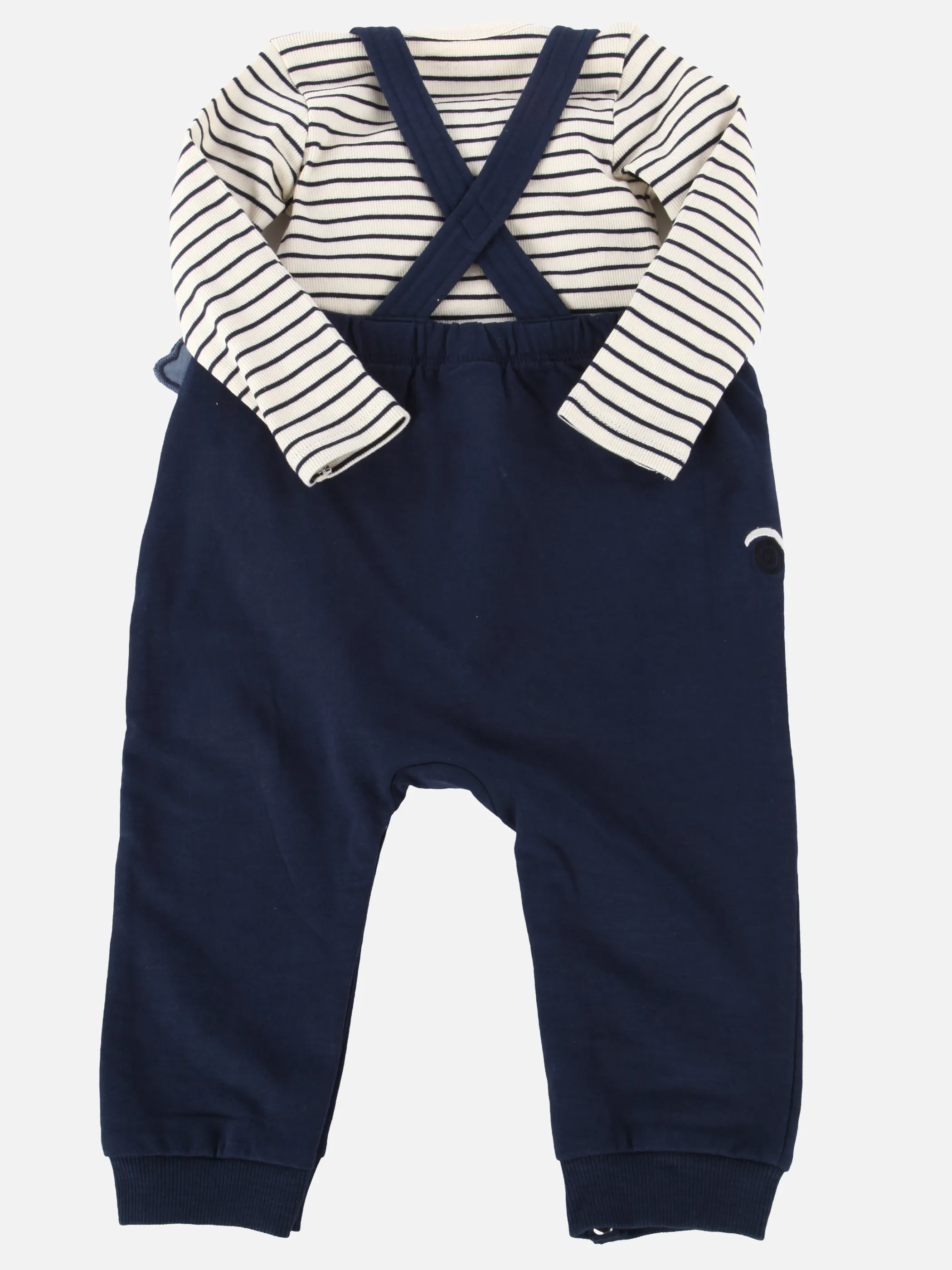 Bubble Gum BJ Set Longsleeve,Romper mit Tieren Patches, blau Blau 921565 BLAU 2