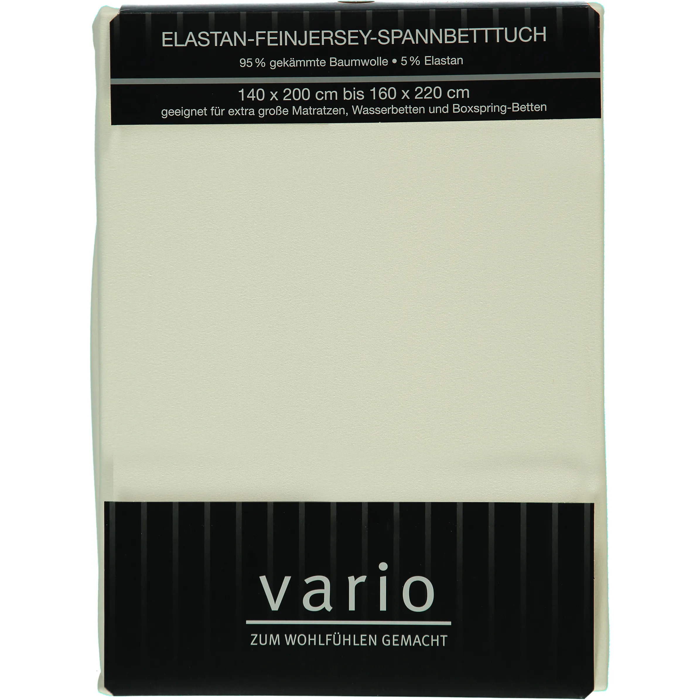 Vario Elast.-Feinjersey-Spannbetttuc Weiß 668079 ECRU 1 Vario Elast.-Feinjersey-Spannbetttuc Weiß 668079 ECRU 1