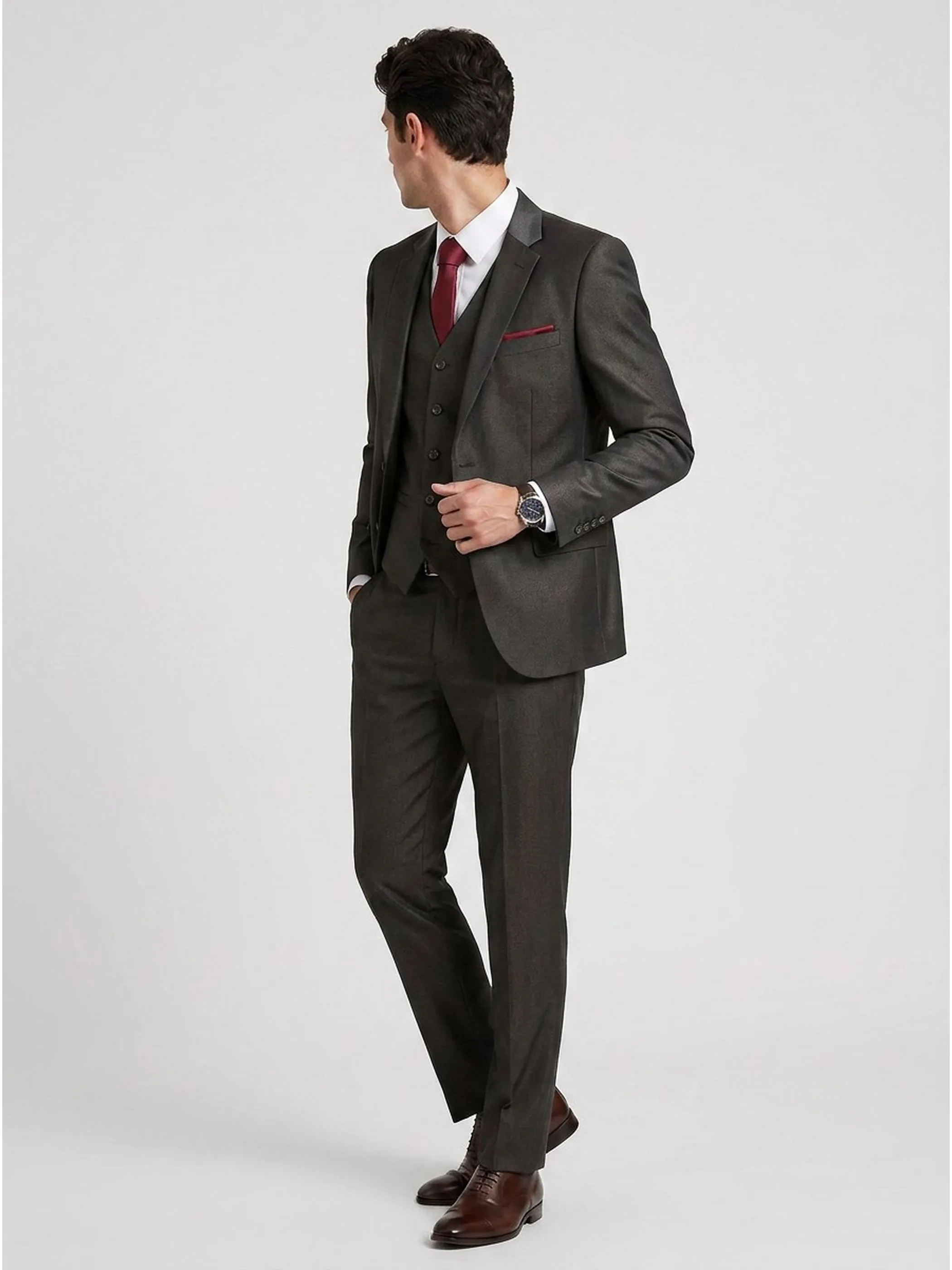 Jim Spencer He. Anzug 5tlg. Grau 896832 GREY 1