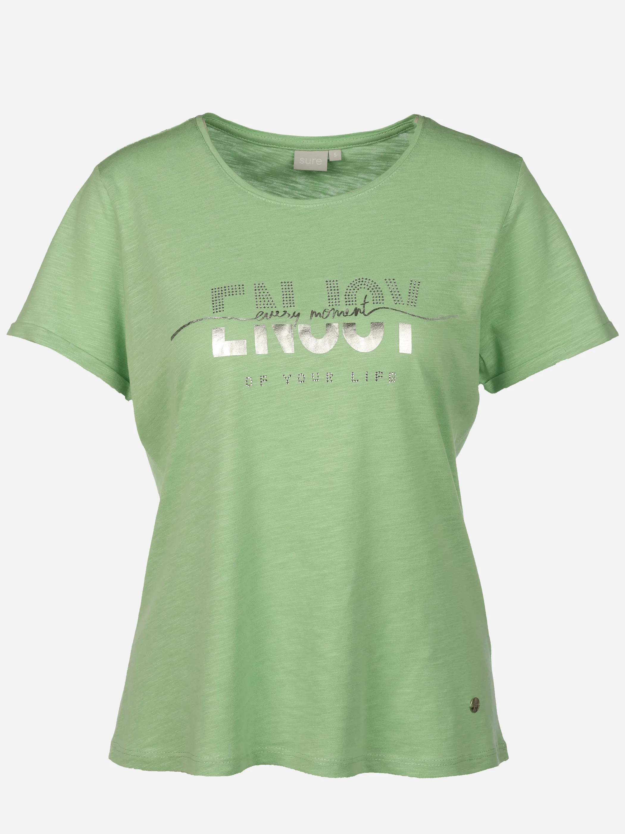Sure Da-T-Shirt m. Print Grün 922007 GREEN 1