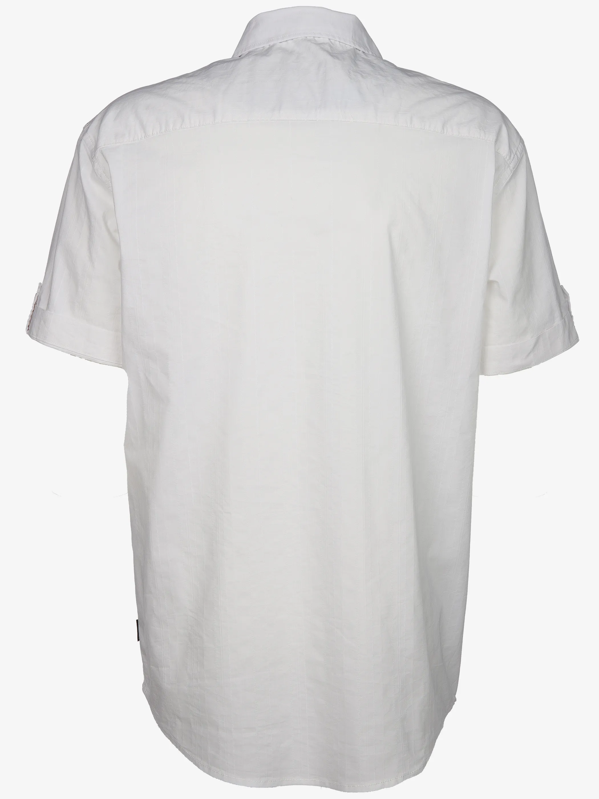 Jim Spencer He. Freizeithemd 1/2 Arm Jacquard Weiß 908752 WHITE 2