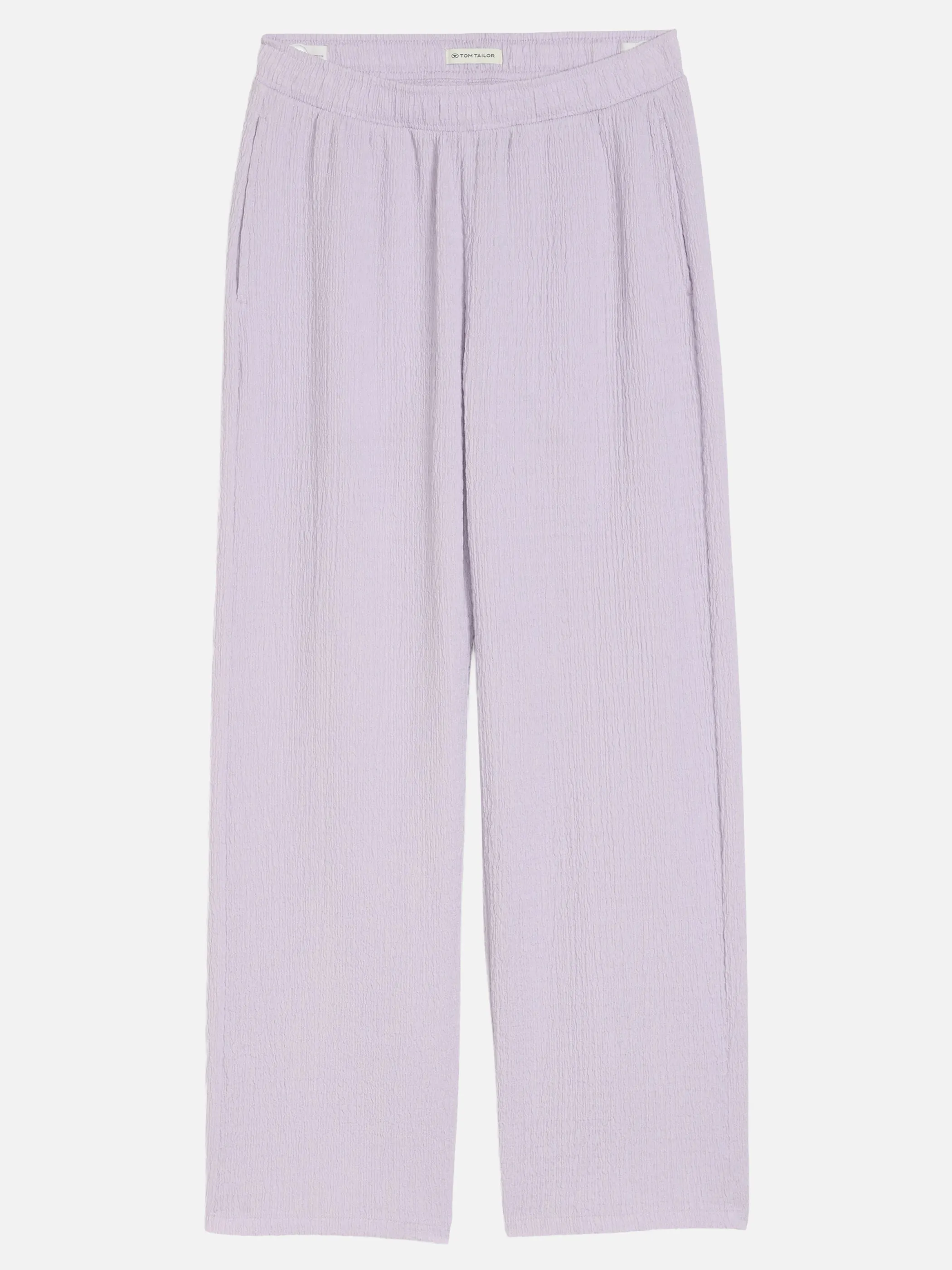 Tom Tailor 1050087 structured wide leg pants Lila 927824 36457 1