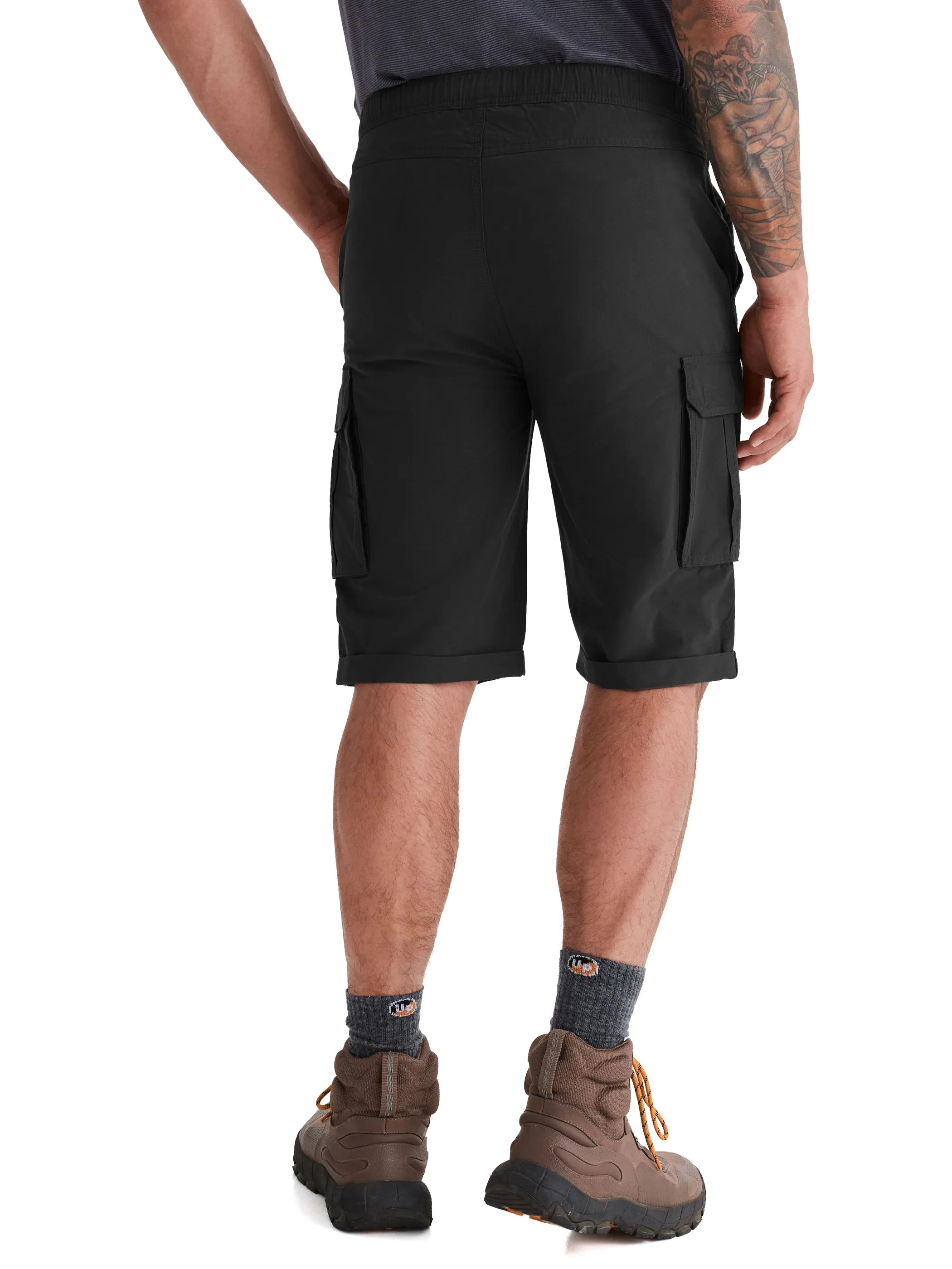 HERO by John Medoox 71360550006117 He-Outdoor Shorts  HAMILTON, 40 Grau 928366 6117 2