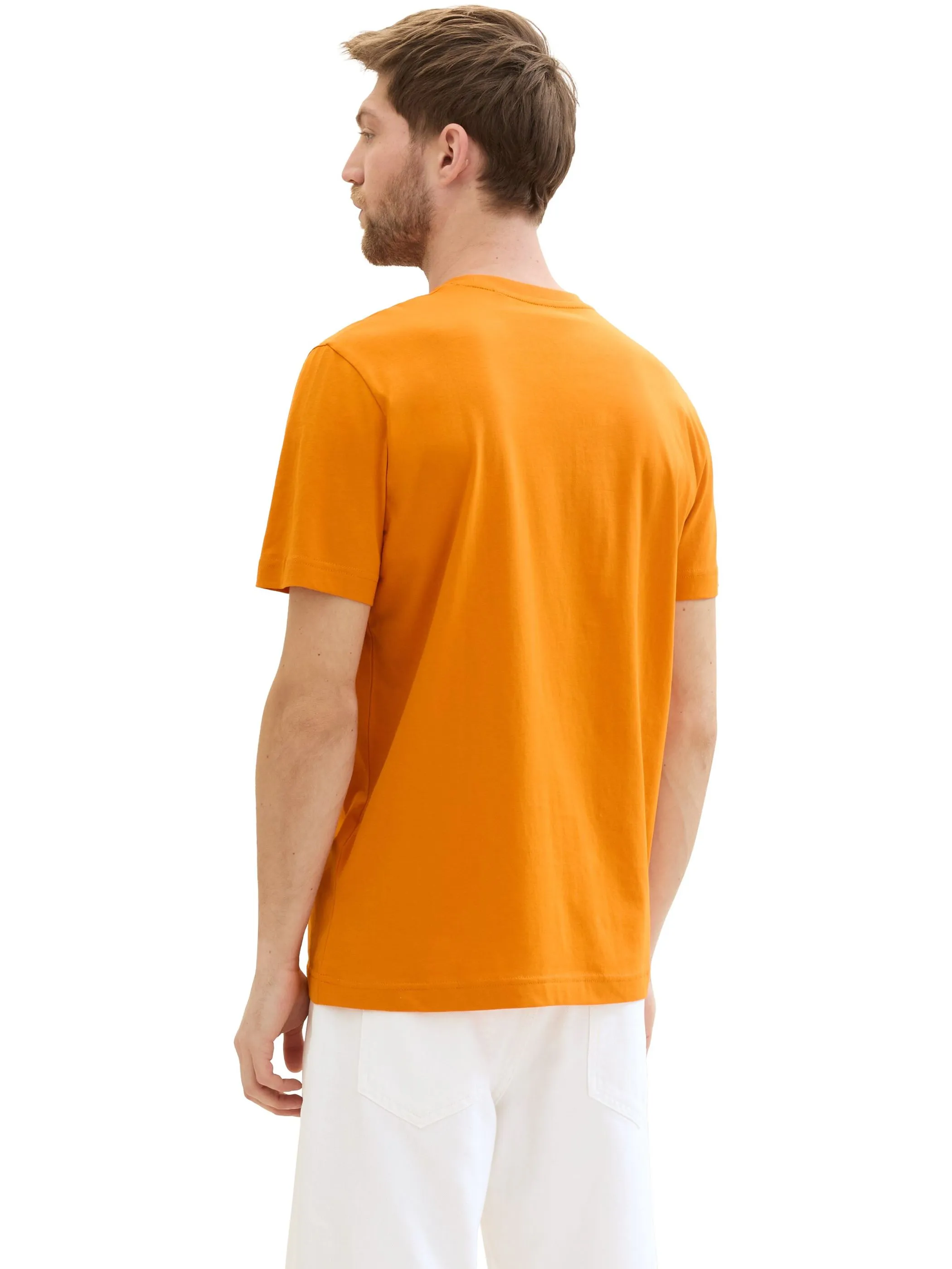 Tom Tailor 1037735 NOS logo tee Orange 884276 12392 2