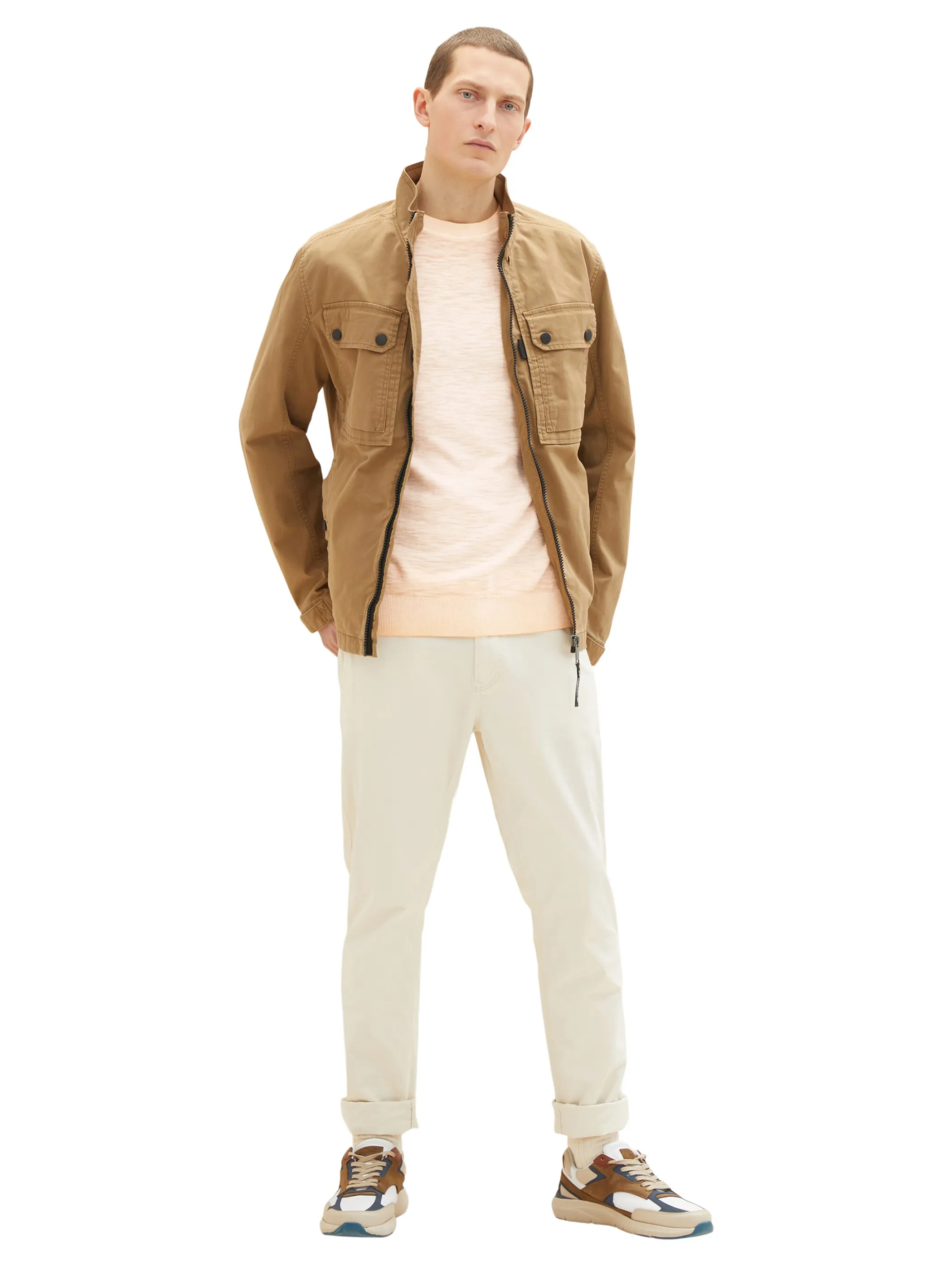 Tom Tailor 1034938 washed crewneck knitter Orange 874953 22225 4 Tom Tailor 1034938 washed crewneck knitter Orange 874953 22225 4