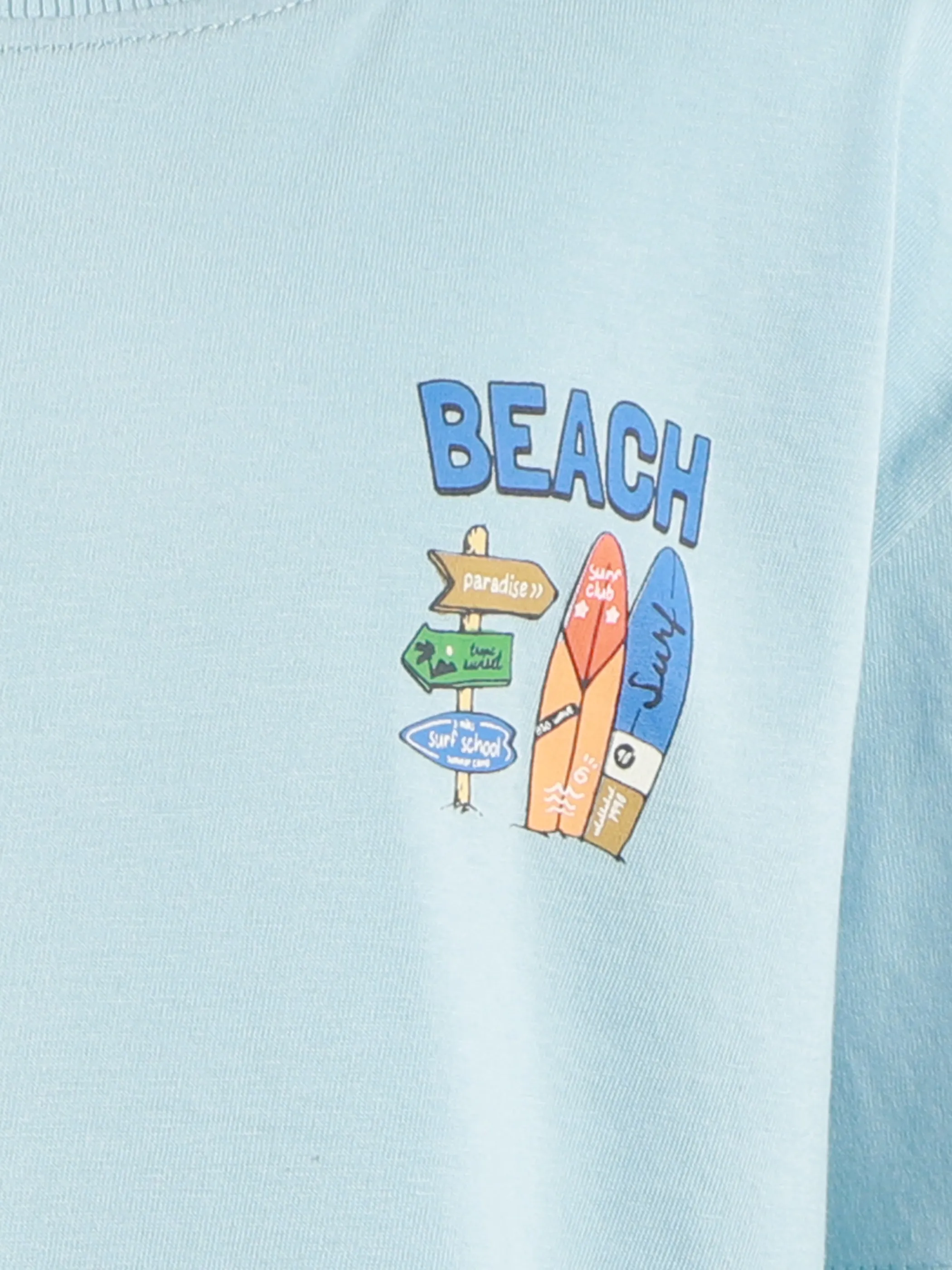 One Way KJ T-Shirt in Hellblau mit Motiv Blau 924891 BLAU 3