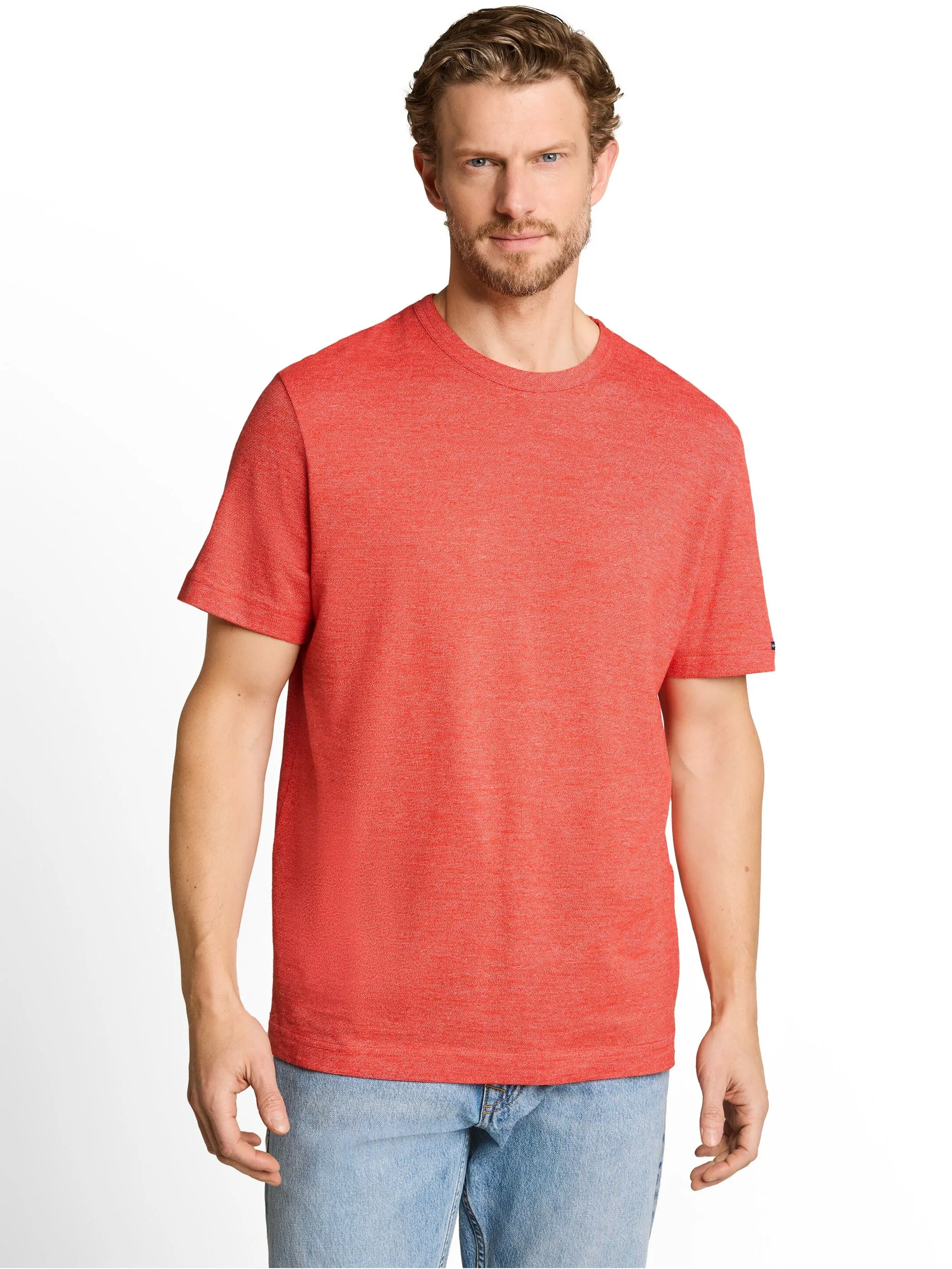 Tom Tailor 1051508 fine striped t-shirt Rot 926463 40372 1